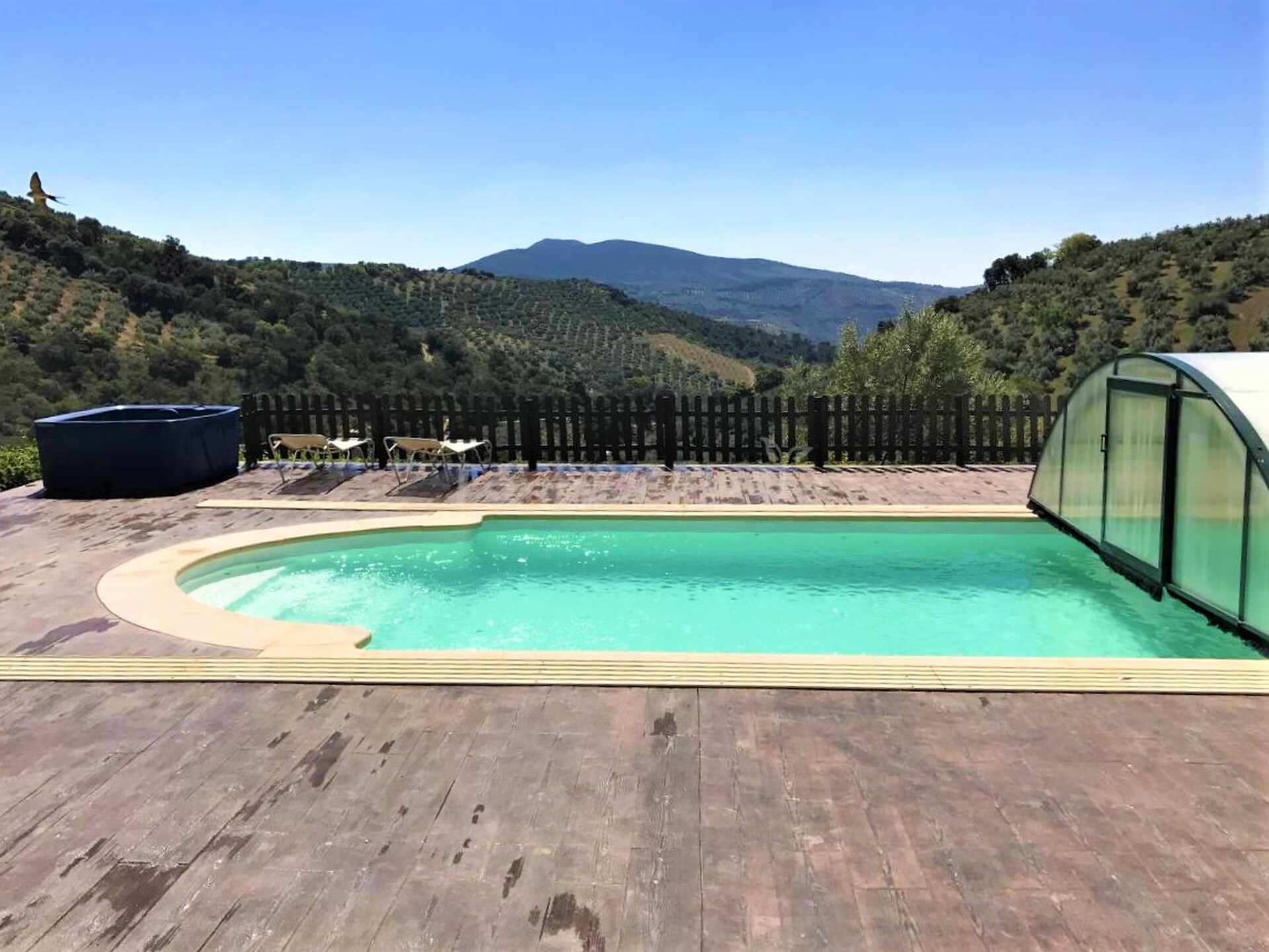 Duurzaam Andalusisch landhuis met verwarmd zwembad en spa aan het natuurpark - foto 1