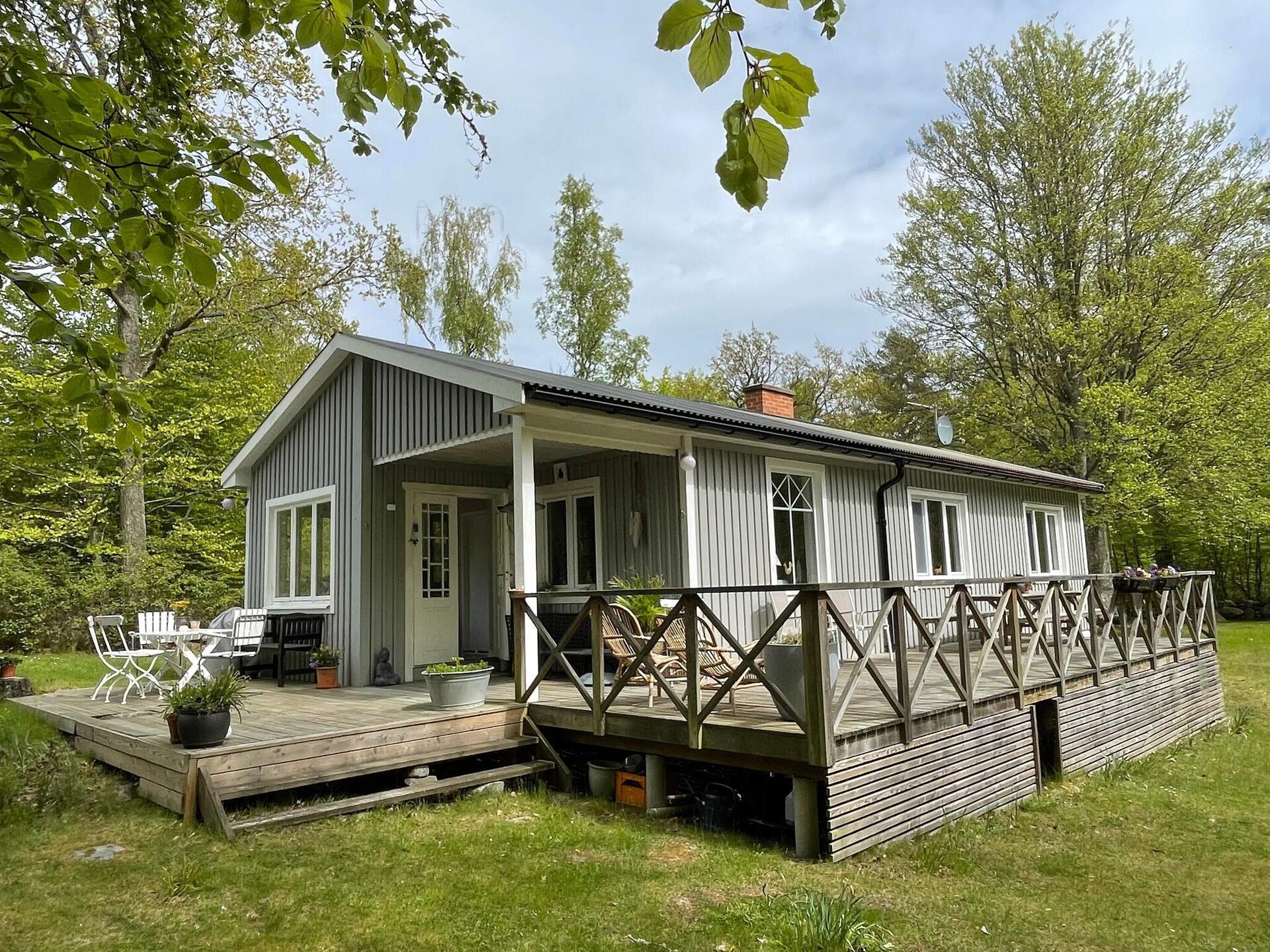 Vrijstaand vakantiehuis aan de golfbaan bij Ronneby, 800m van zee - foto 1