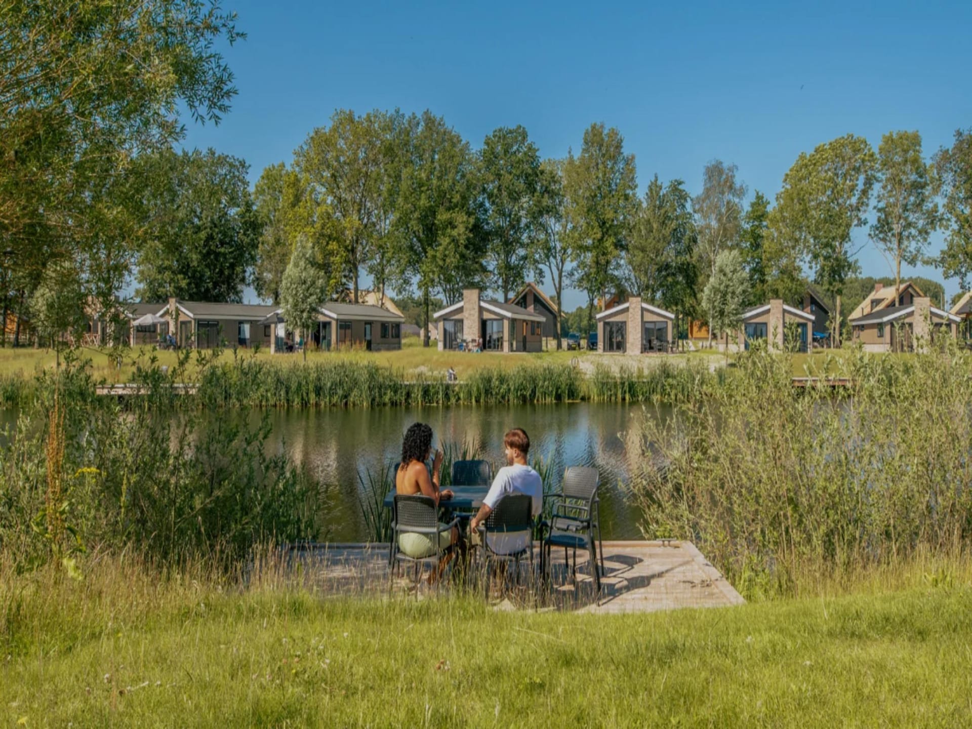 4-persoons chalet aan het meer in Kampen - foto 34