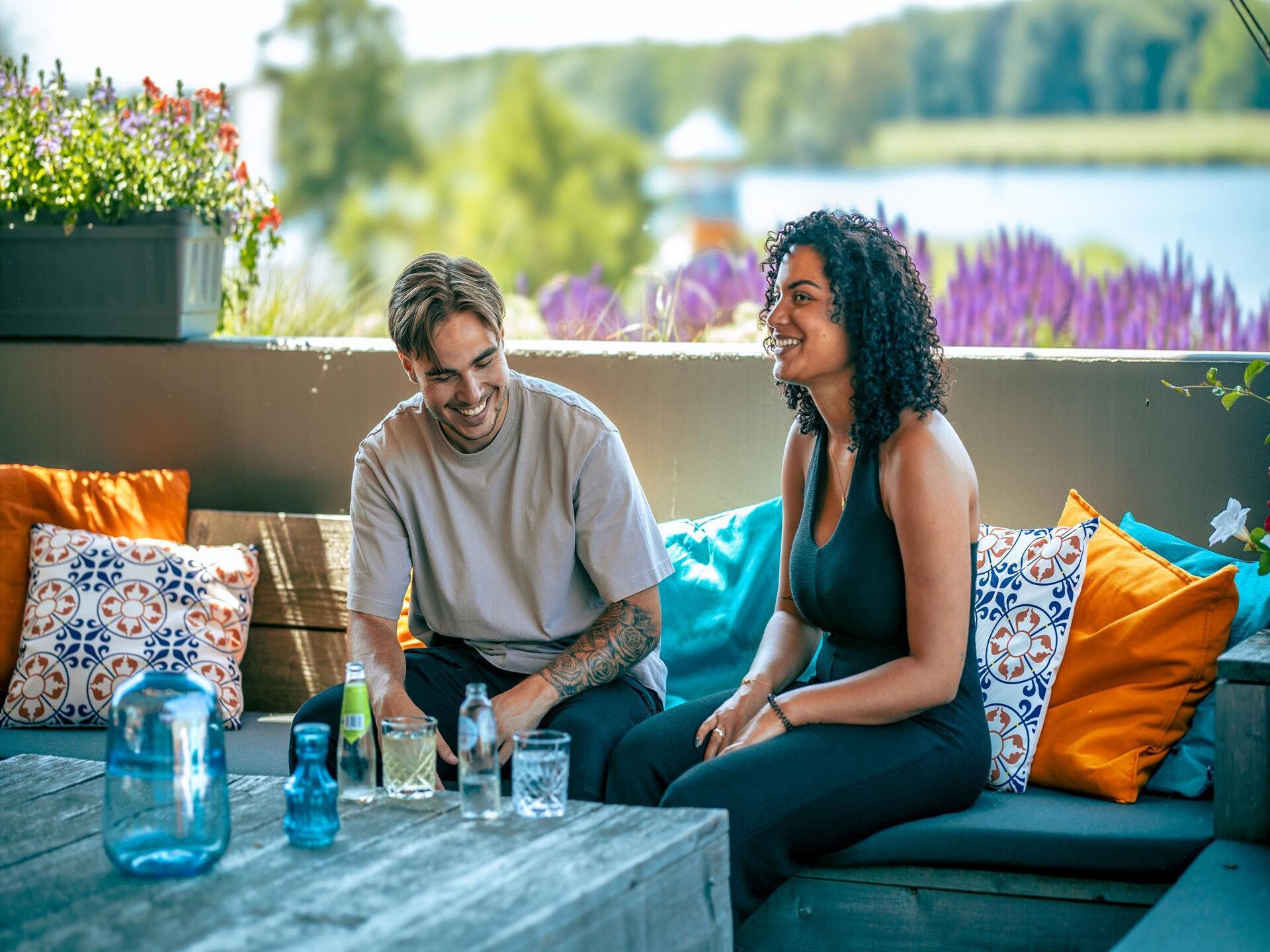 Luxe boschalet aan het water met golfbaan en Green Egg barbecue - foto 15
