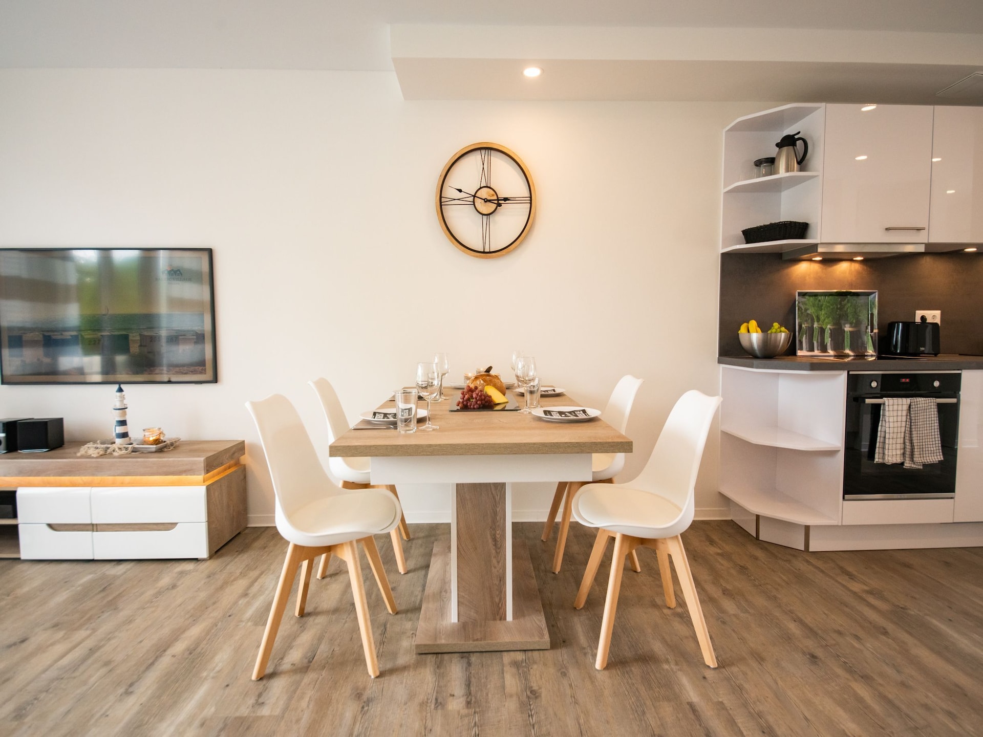 Op 750 m van zee: Modern vakantiehuis voor 3 personen in Damp - foto 10