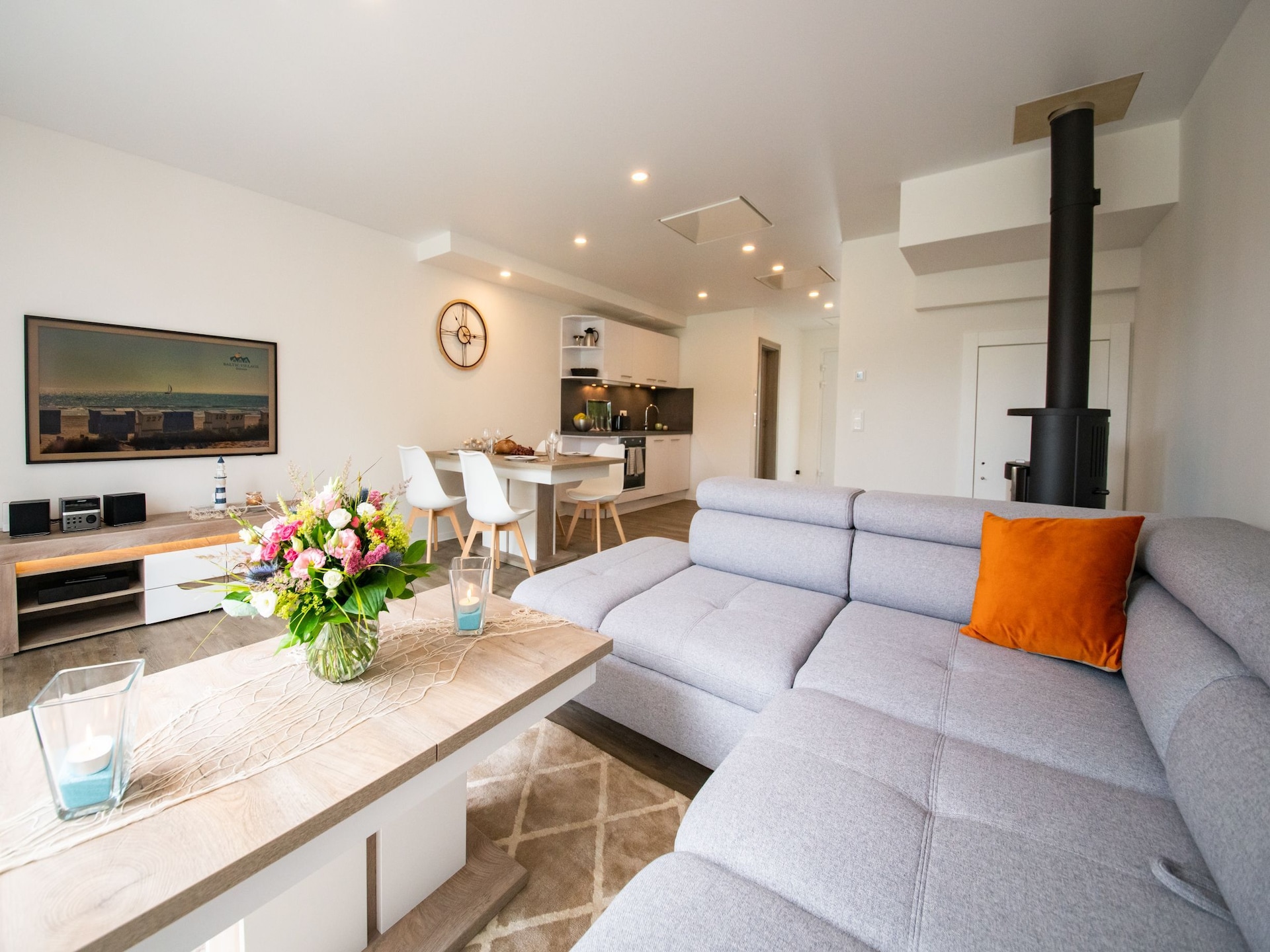 Op 750 m van zee: Modern vakantiehuis voor 3 personen in Damp - foto 7