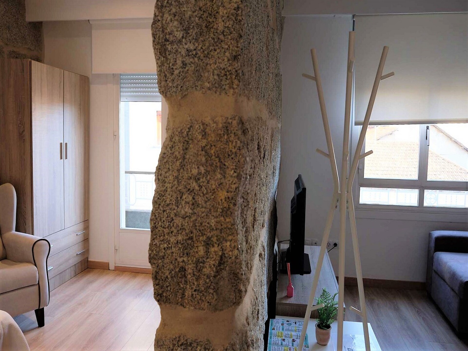 Licht appartement Villa Trabazos Abellas in het centrum van Ourense · 6 pers. - foto 10