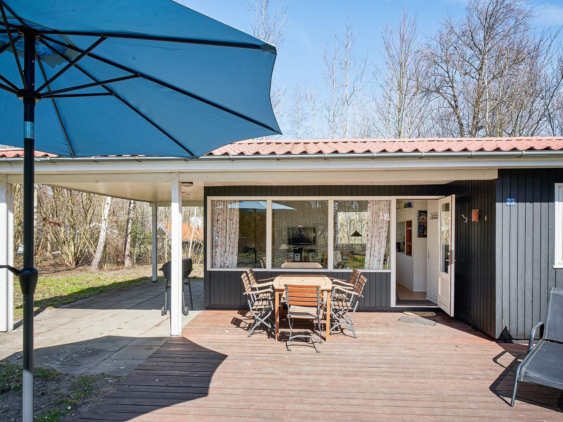 Vrijstaand vakantiehuis aan de golfbaan, 400m van strand bij Aakirkeby - foto 17