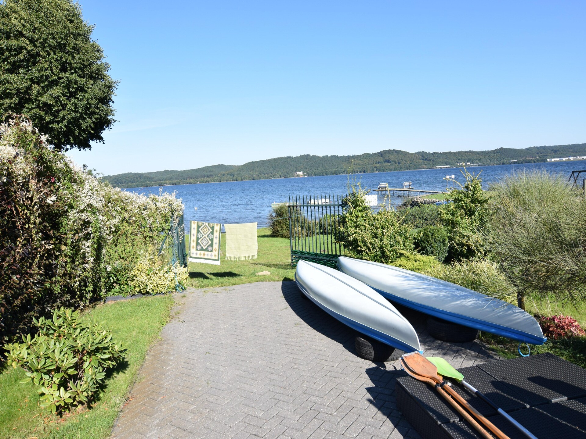 Comfortabel vakantiehuis direct aan het Żarnowieckie meer met privéstrand - foto 20