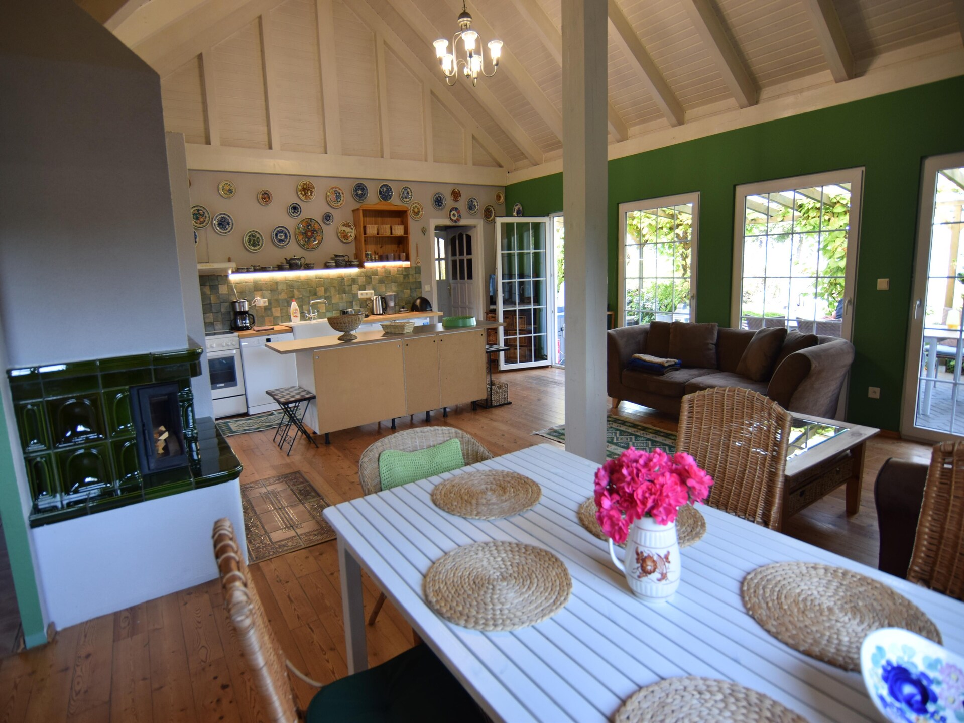 Comfortabel vakantiehuis direct aan het Żarnowieckie meer met privéstrand - foto 7