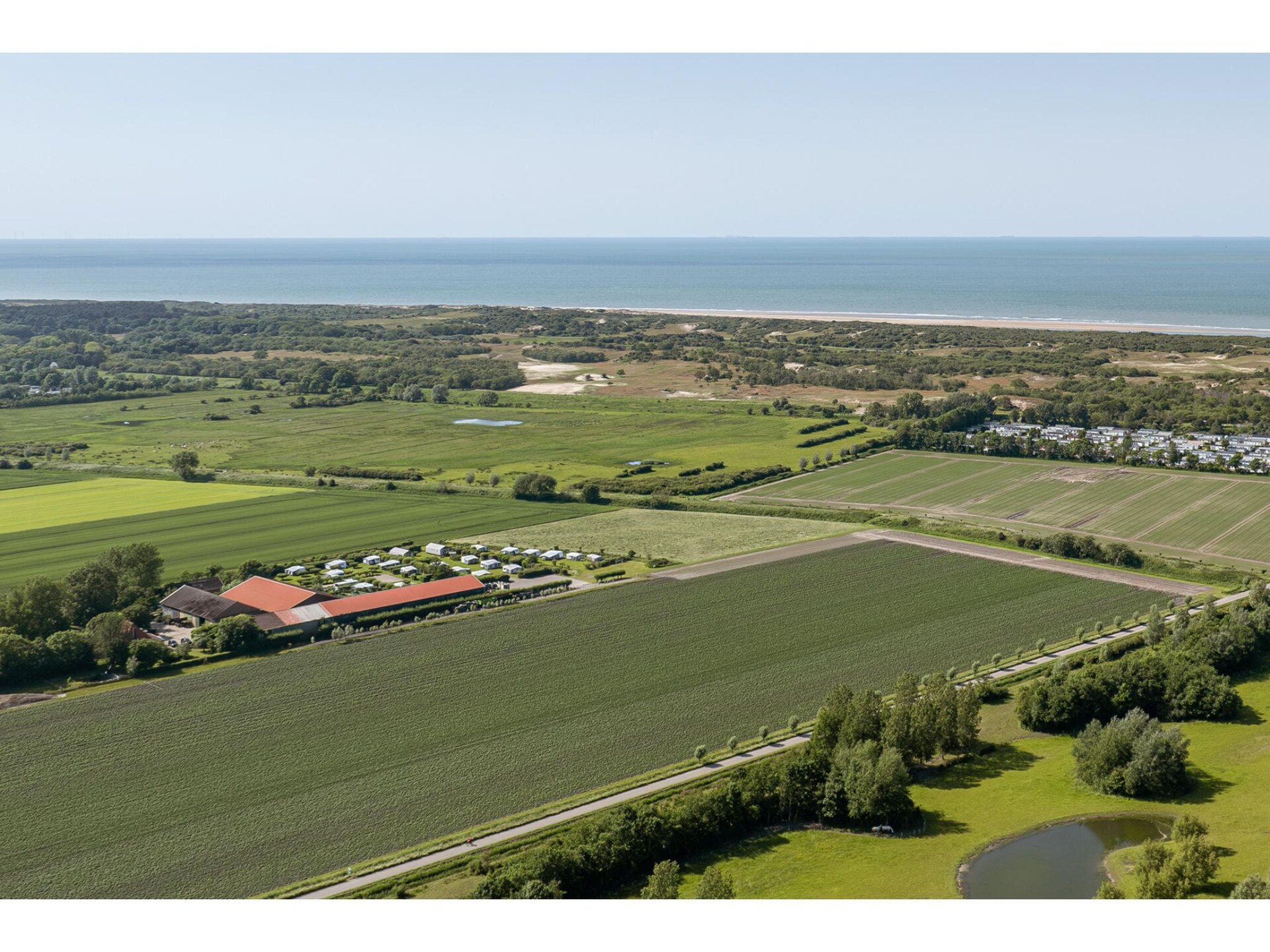 Licht appartement op boerderij Rustenpolder met uitzicht op dierenweide - foto 20