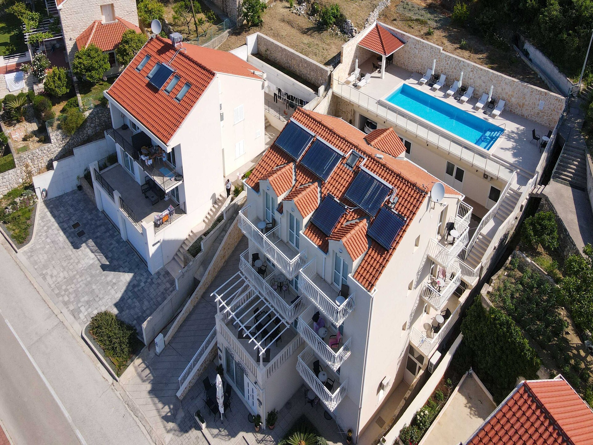 Appartement met balkon en zeezicht vlakbij strand in Plat, Mlini - foto 43