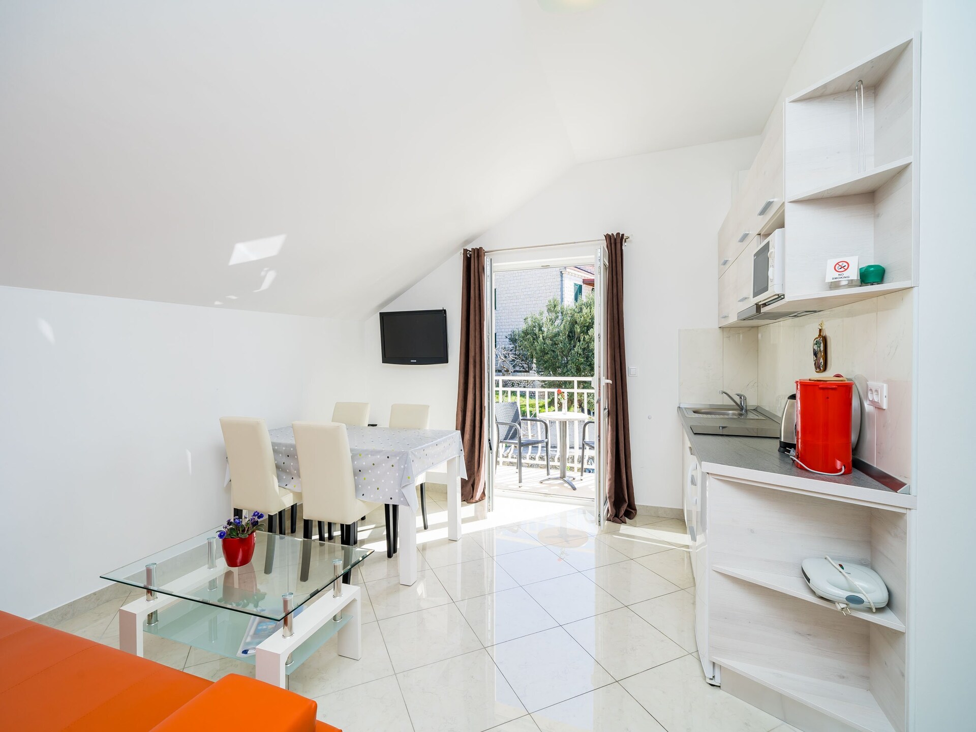 Luxe appartement met balkon en zeezicht nabij strand Plat, Mlini - foto 10