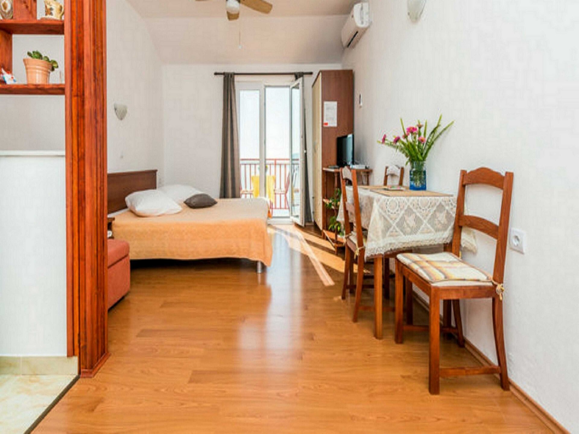Studio met zeezicht en balkon op 100 meter van het strand in Mlini - foto 7