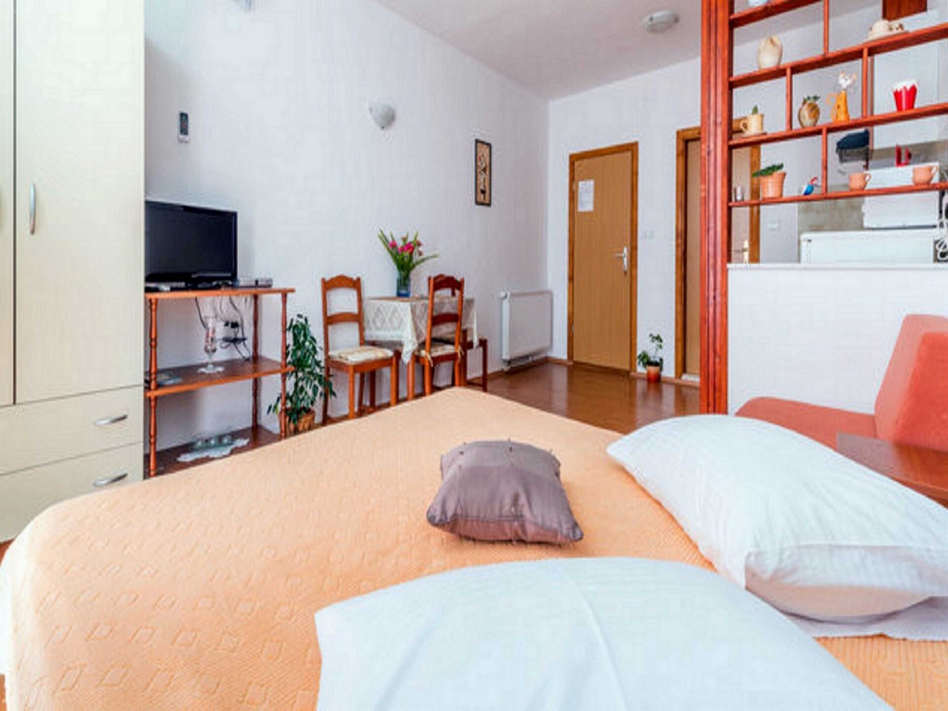 Studio met zeezicht en balkon op 100 meter van het strand in Mlini - foto 9