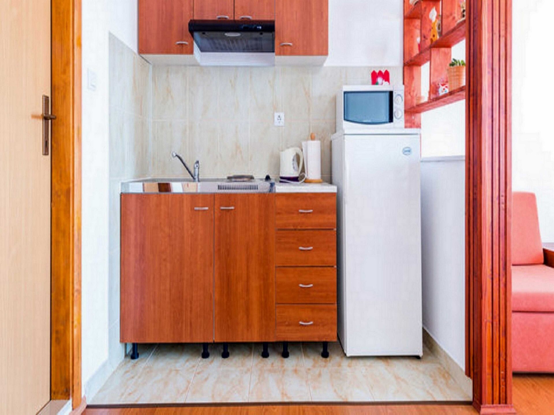 Studio met zeezicht en balkon op 100 meter van het strand in Mlini - foto 4