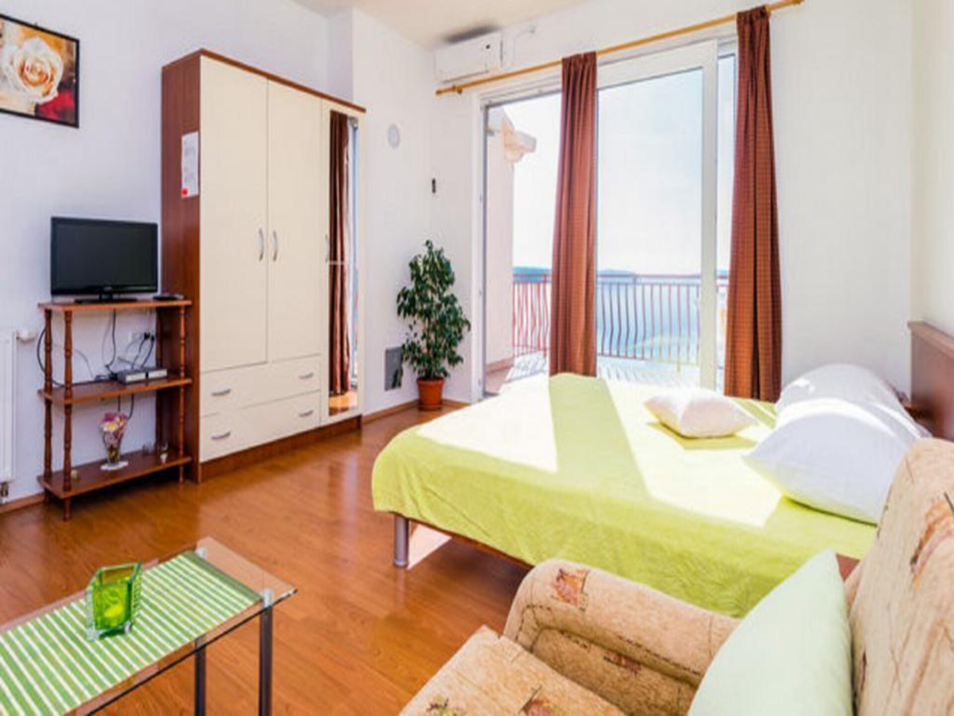 Superior studio met zeezicht en balkon, op 100 meter van het strand in Mlini - foto 15