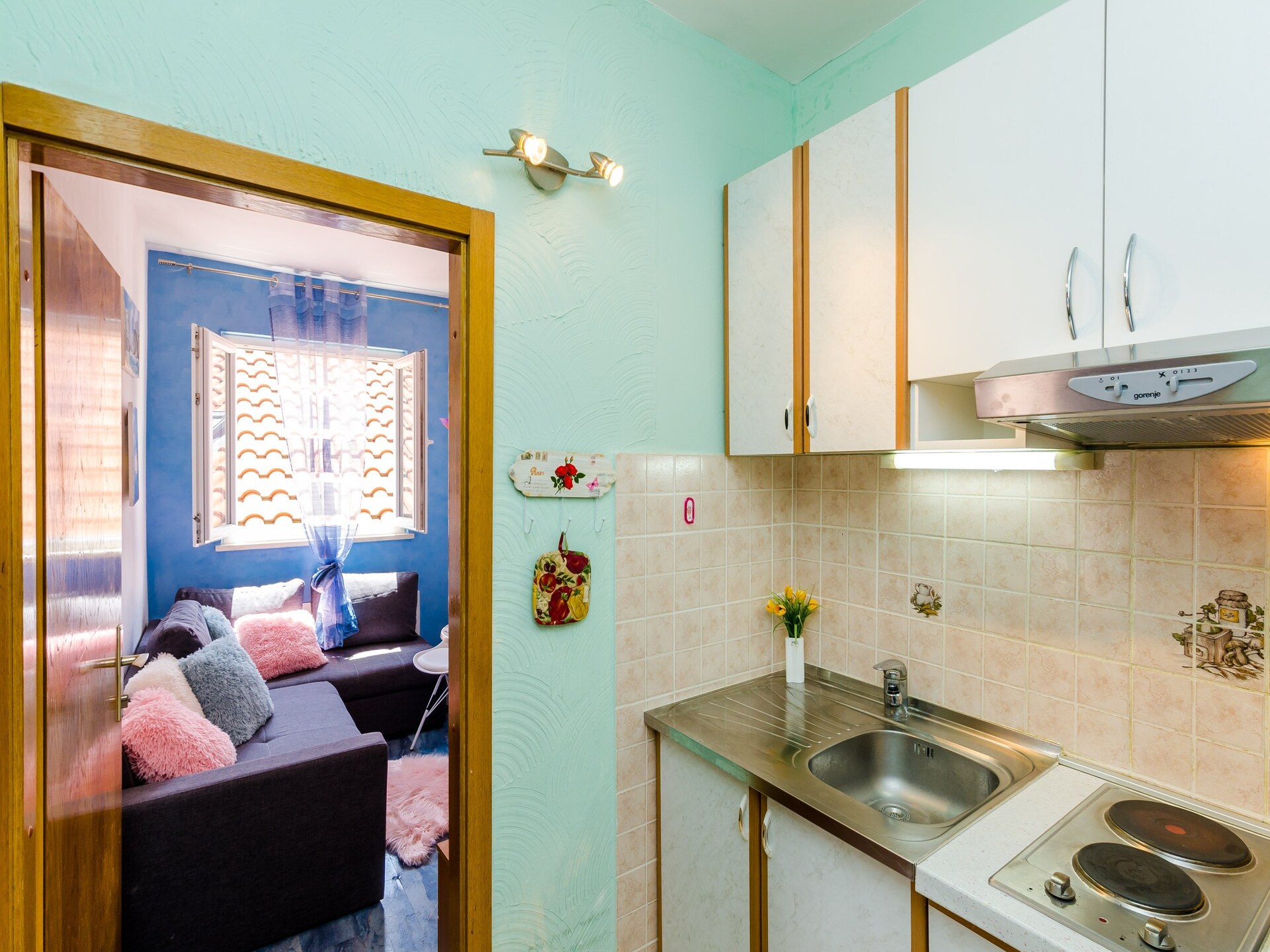 Superior studio met balkon en zeezicht op 400m van het strand in Lapad - foto 3