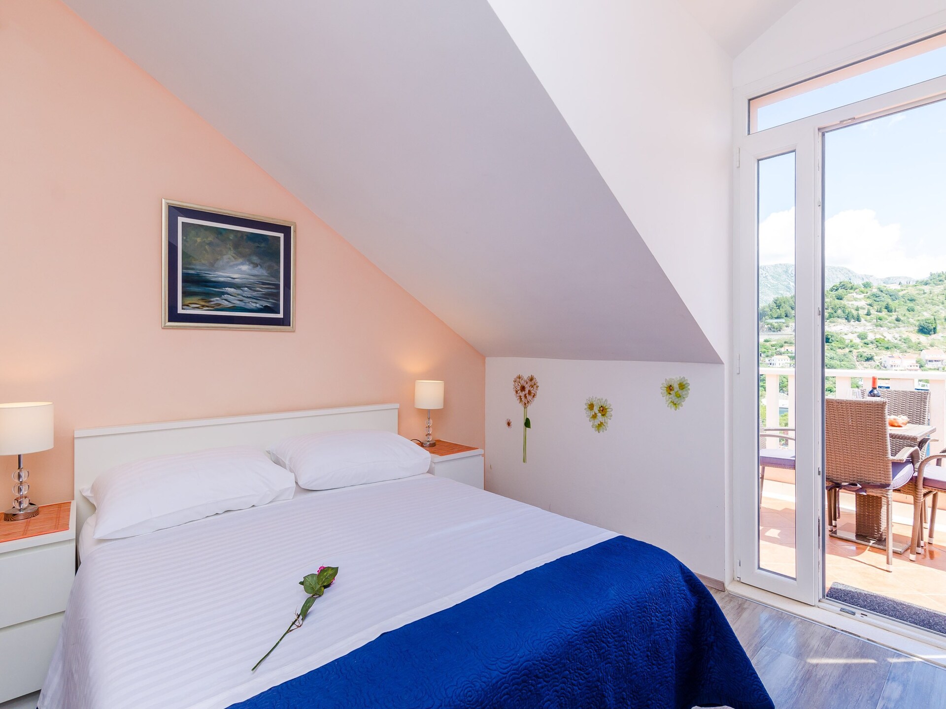 Superior studio met balkon en zeezicht op 400m van het strand in Lapad - foto 6