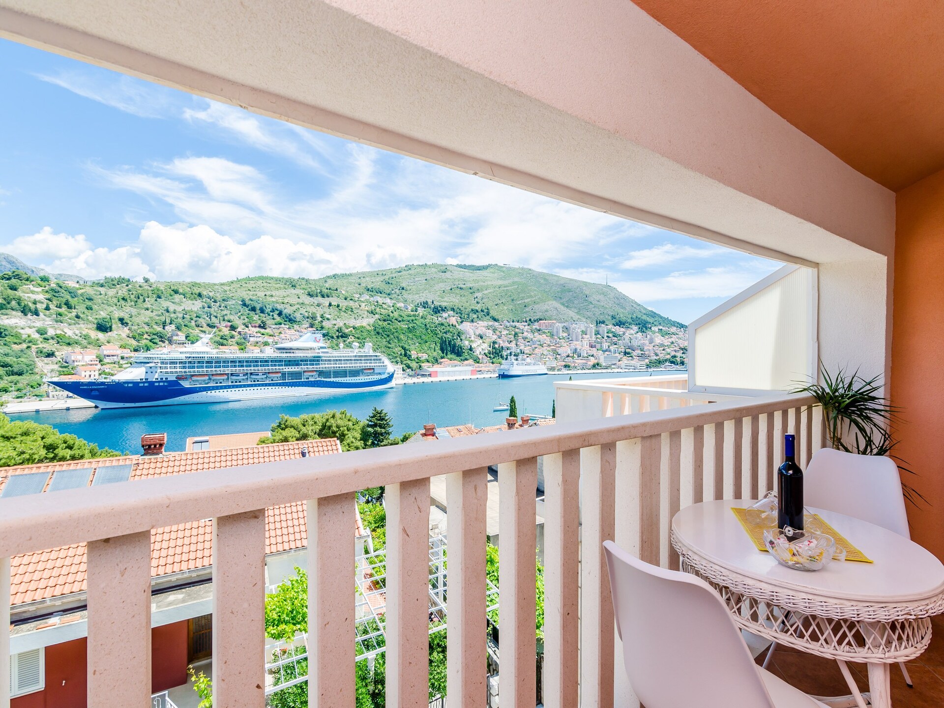 Studio met balkon en zeezicht op 400m van het strand in Lapad, Dubrovnik - foto 13