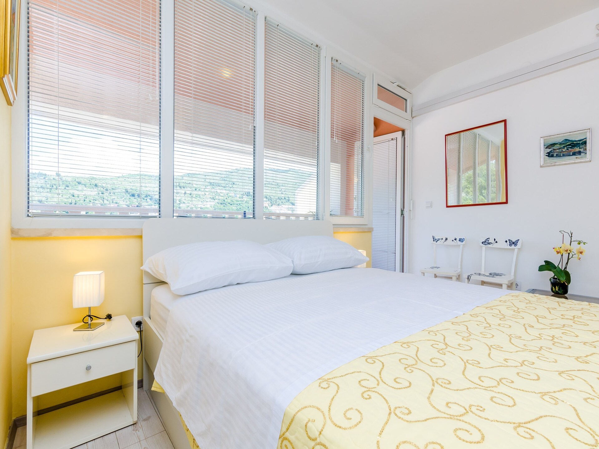 Studio met balkon en zeezicht op 400m van het strand in Lapad, Dubrovnik - foto 9