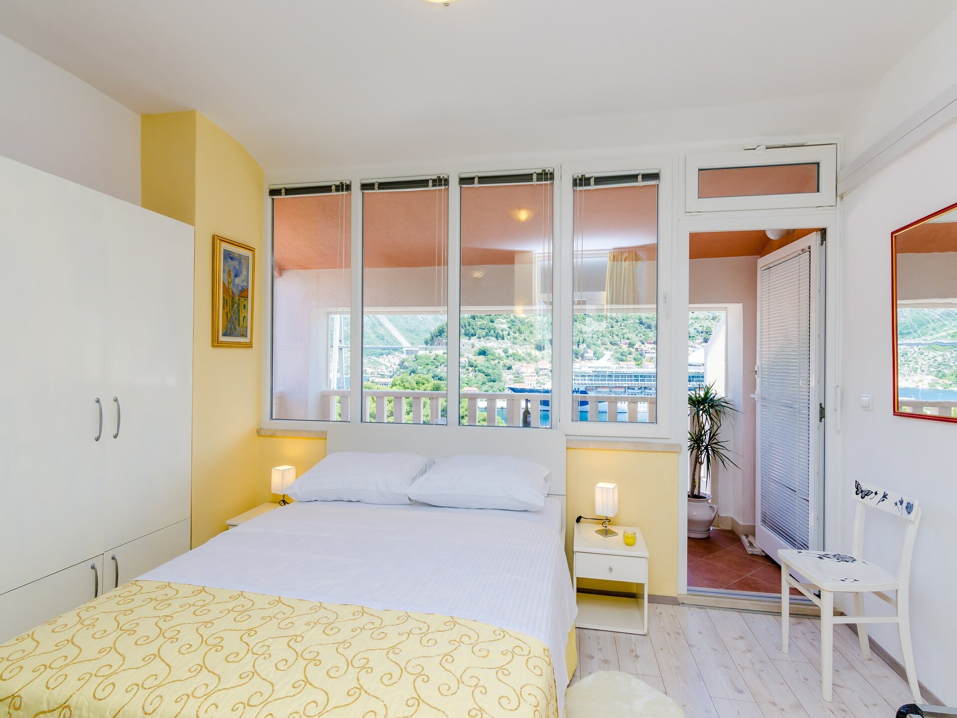 Studio met balkon en zeezicht op 400m van het strand in Lapad, Dubrovnik - foto 4