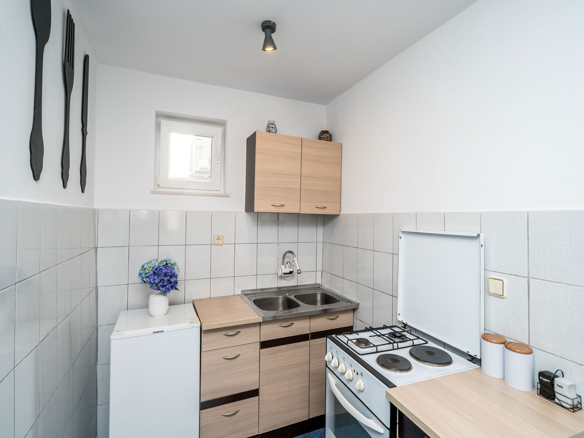 Knusse tweepersoonskamer met gedeelde keuken aan de Baai van Gruž - foto 5