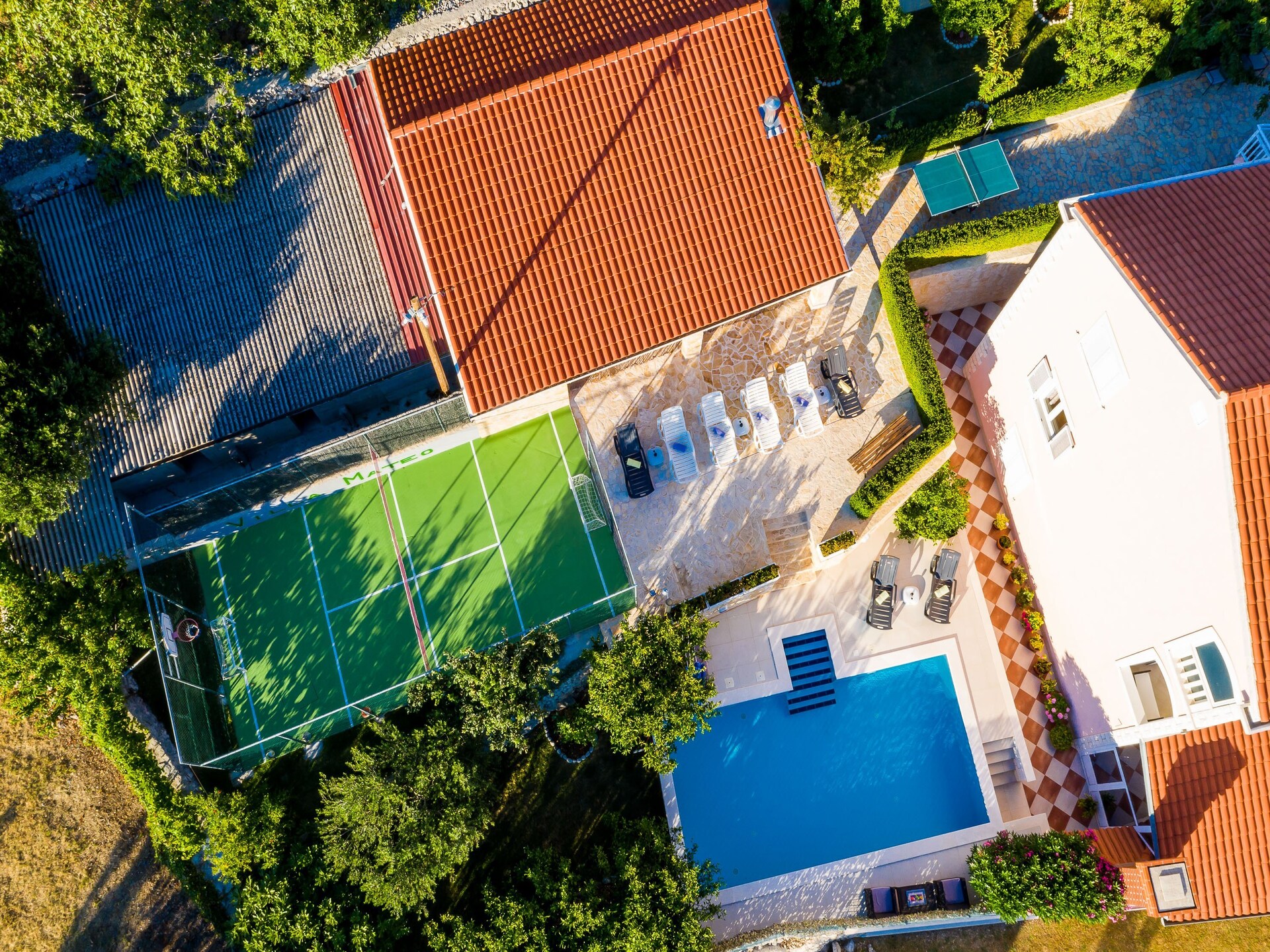 Villa Mateo: Ruime villa met privézwembad en terras in het groene Konavle - foto 46