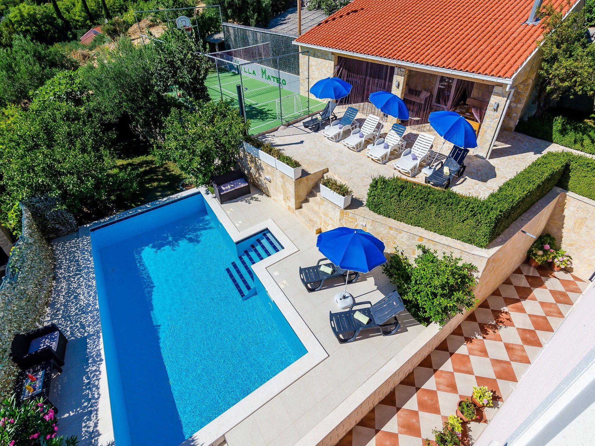 Villa Mateo: Ruime villa met privézwembad en terras in het groene Konavle - foto 28