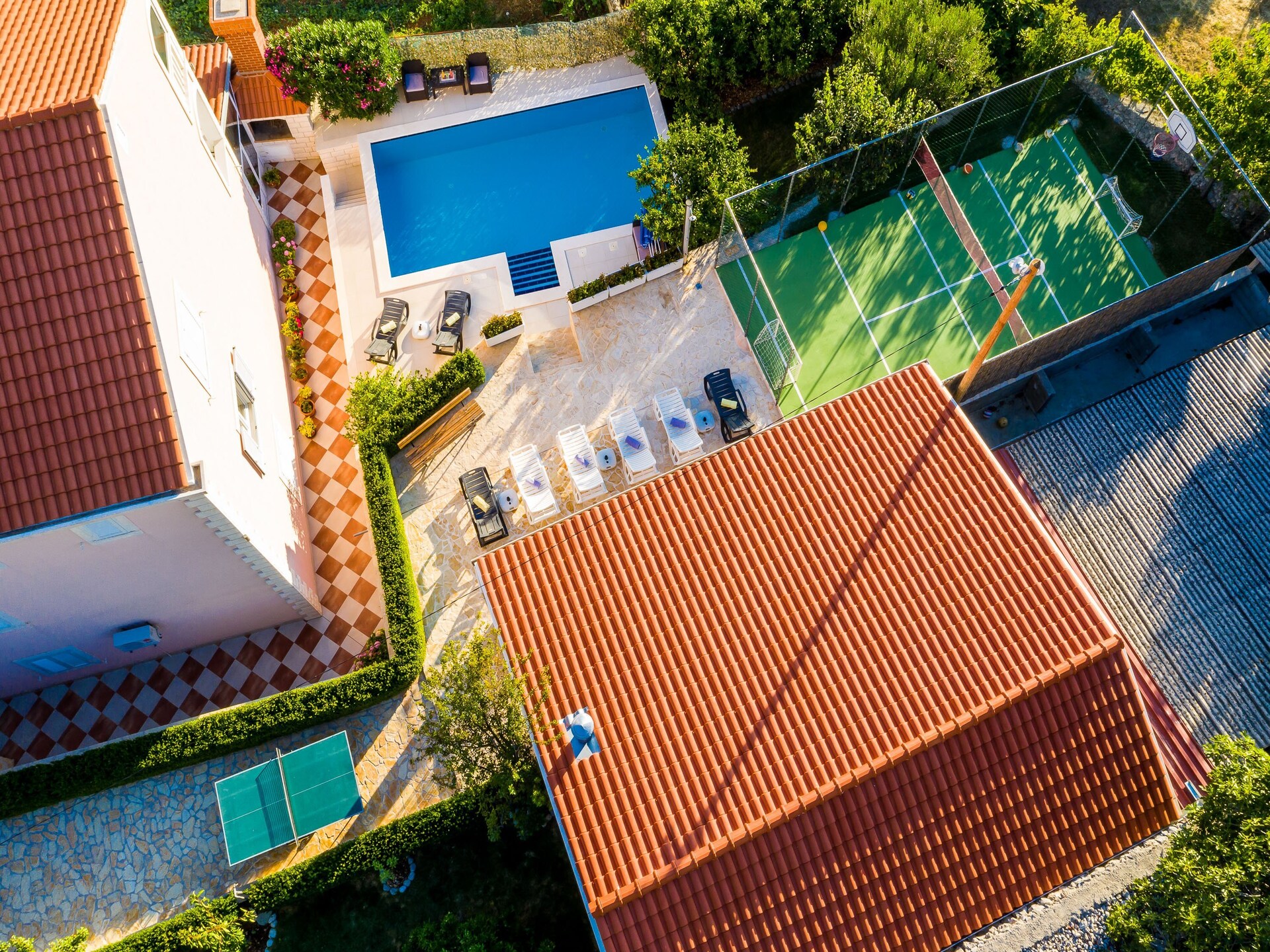 Villa Mateo: Ruime villa met privézwembad en terras in het groene Konavle - foto 47