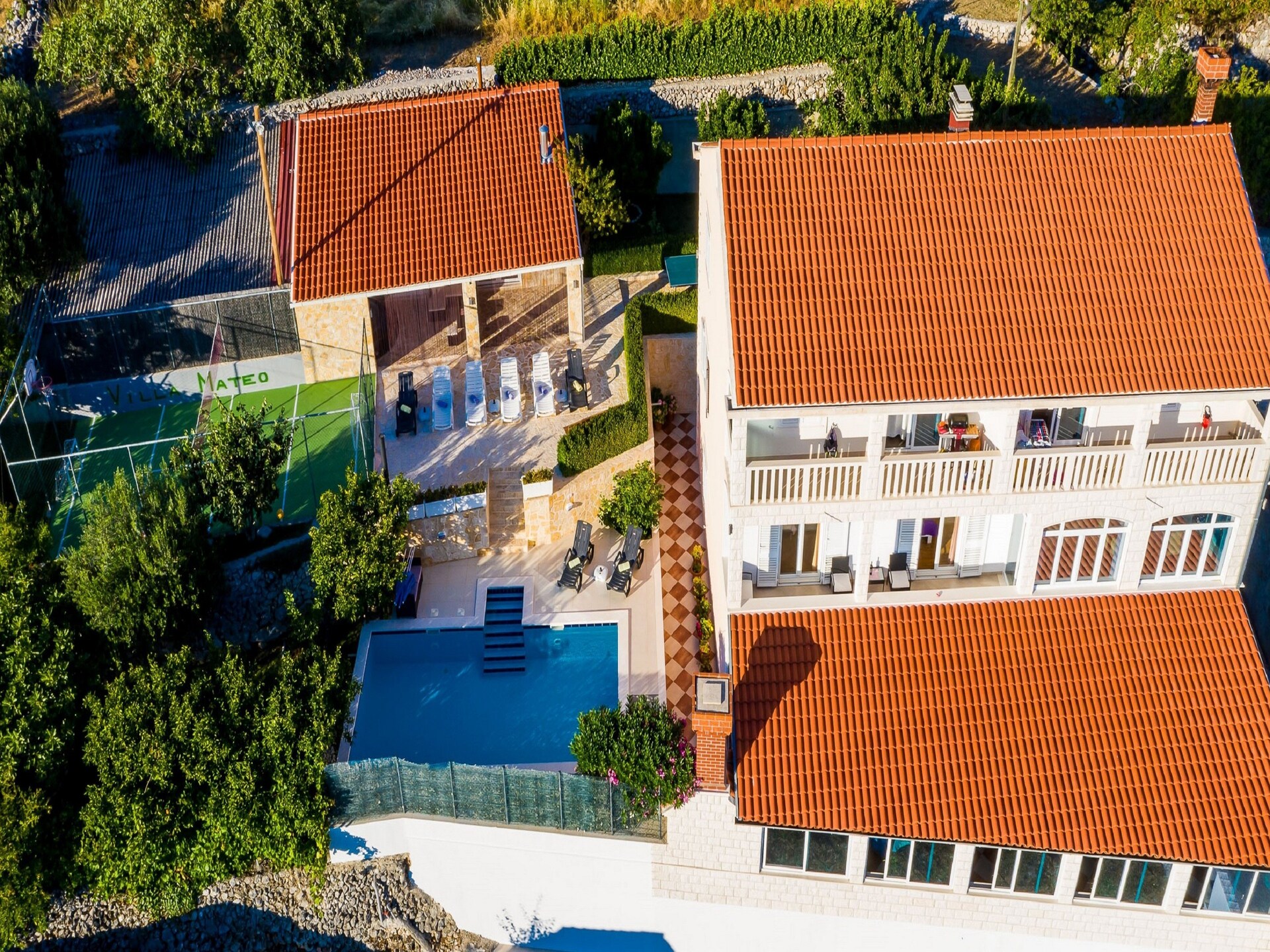 Villa Mateo: Ruime villa met privézwembad en terras in het groene Konavle - foto 45