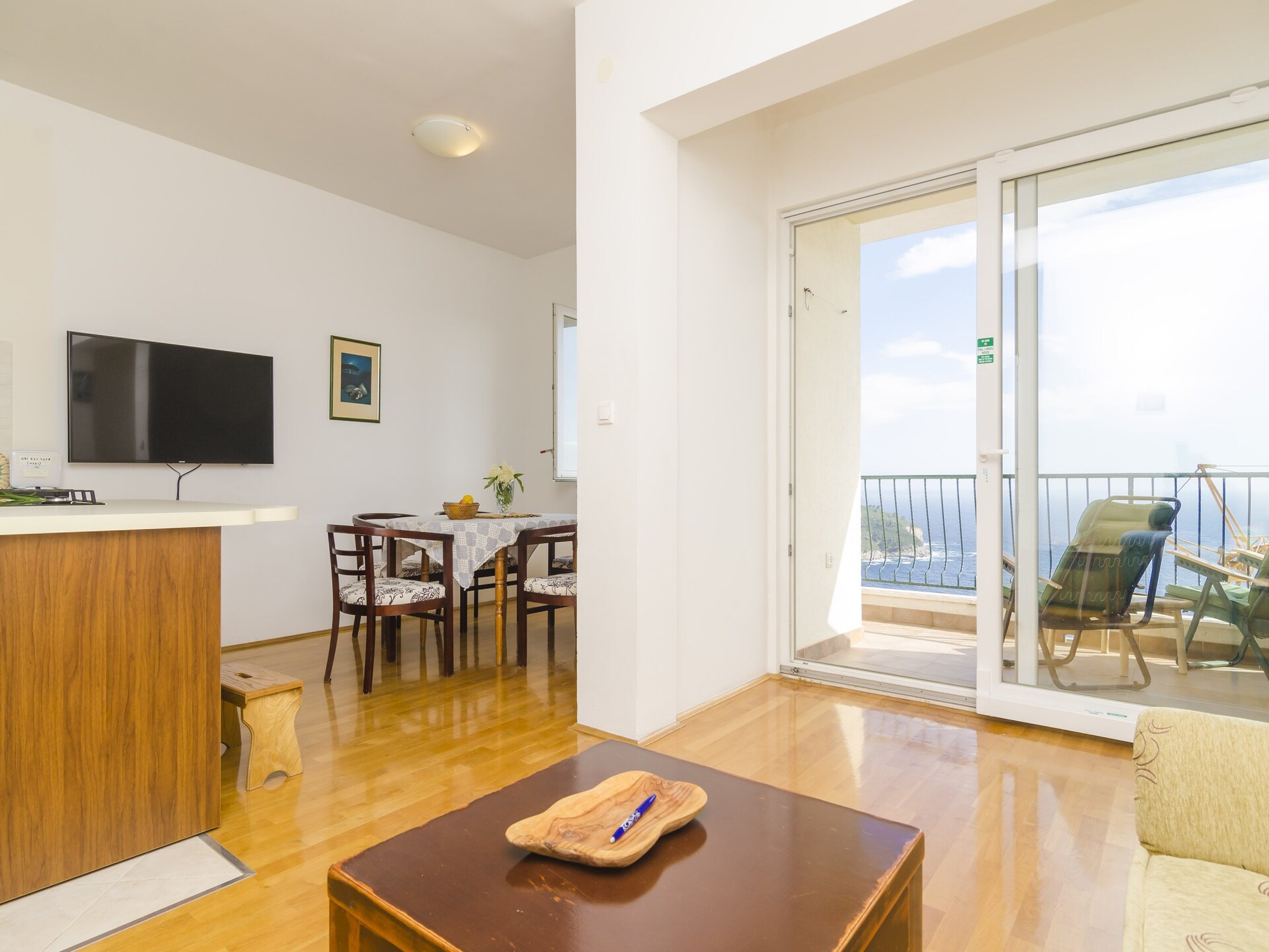 Appartement met terras en zeezicht op loopafstand van de oude stad Dubrovnik - foto 9