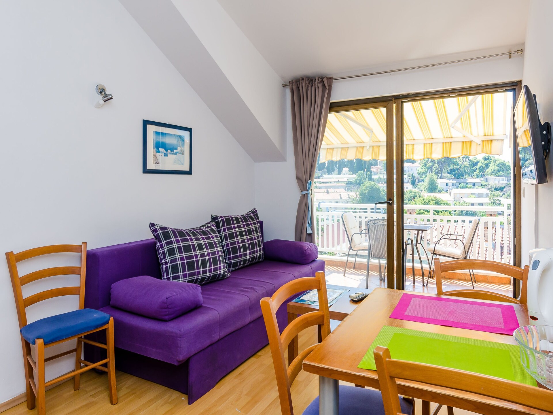 Licht studio-appartement met balkon, op loopafstand van Dubrovnik's oude stad - foto 5