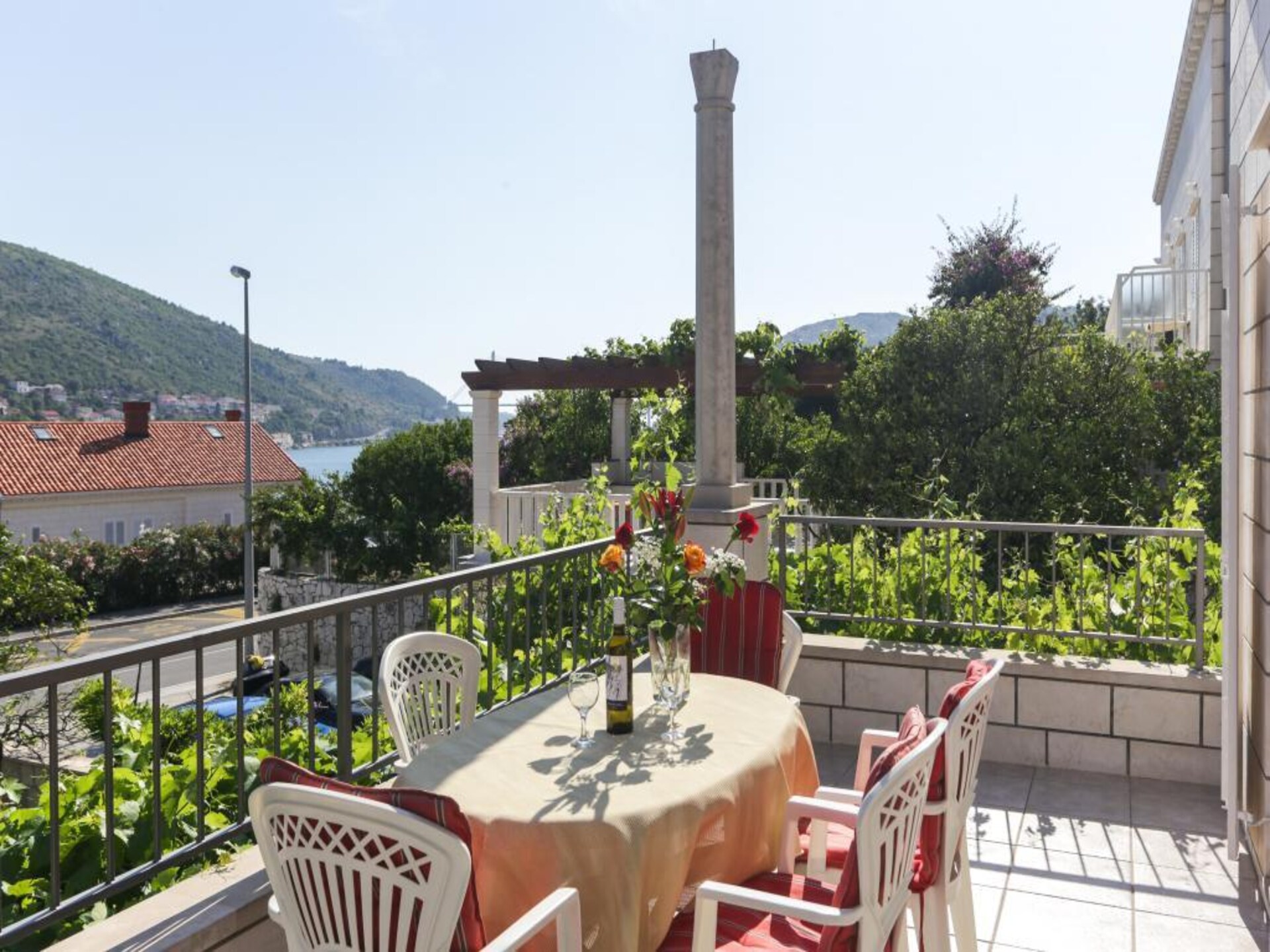 Appartement met balkon en zeezicht nabij Dubrovnik, 200m van het strand - foto 12