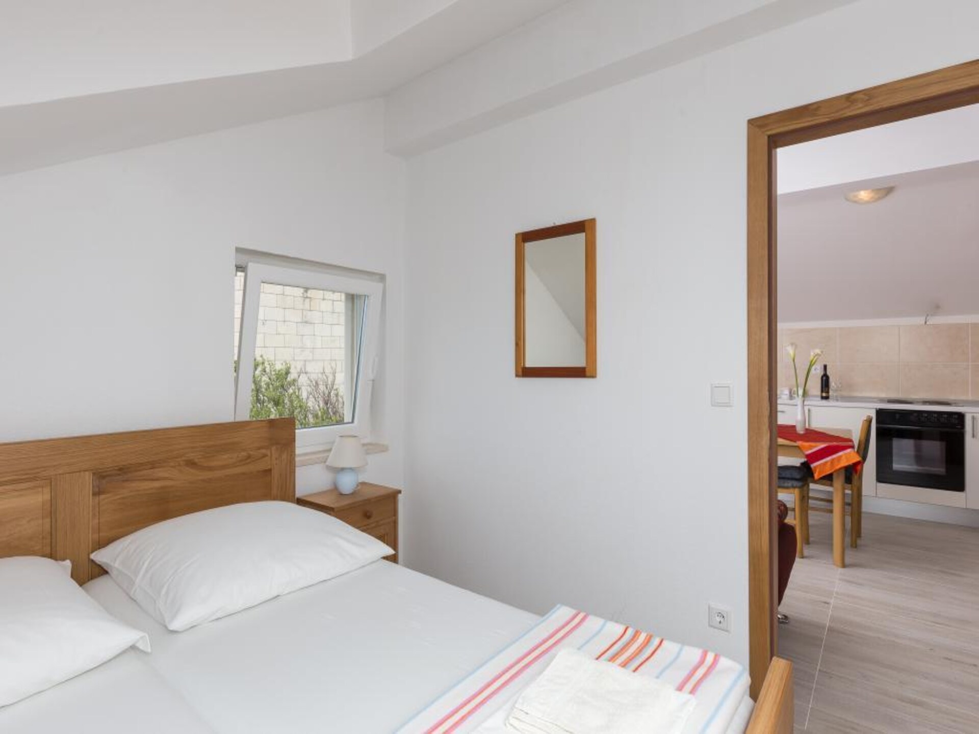 Knus appartement voor 3 bij Dubrovnik met zwembad, 200m van strand - foto 4