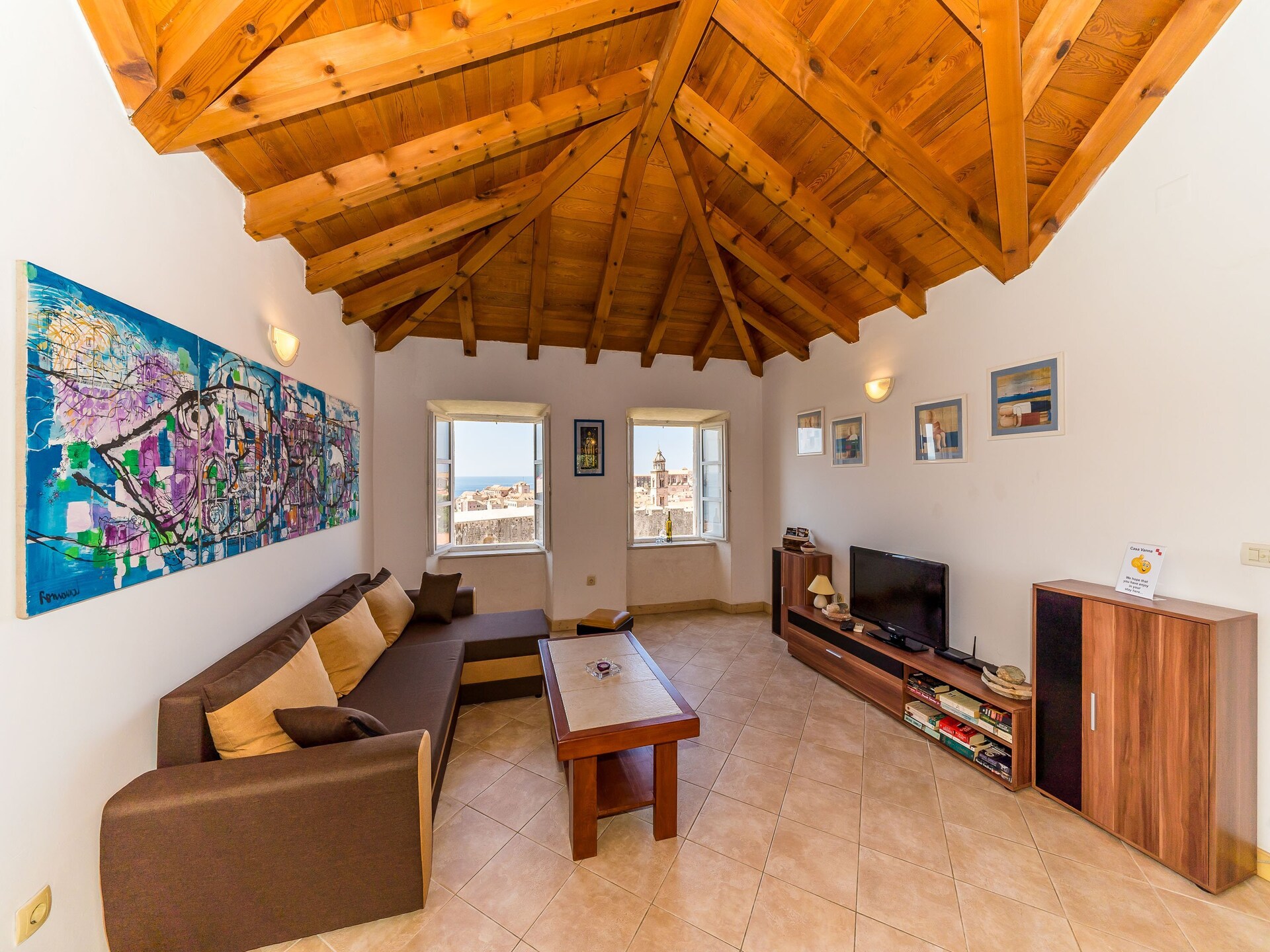 Appartement met zeezicht en terras, 200m van strand en oude centrum Dubrovnik - foto 1