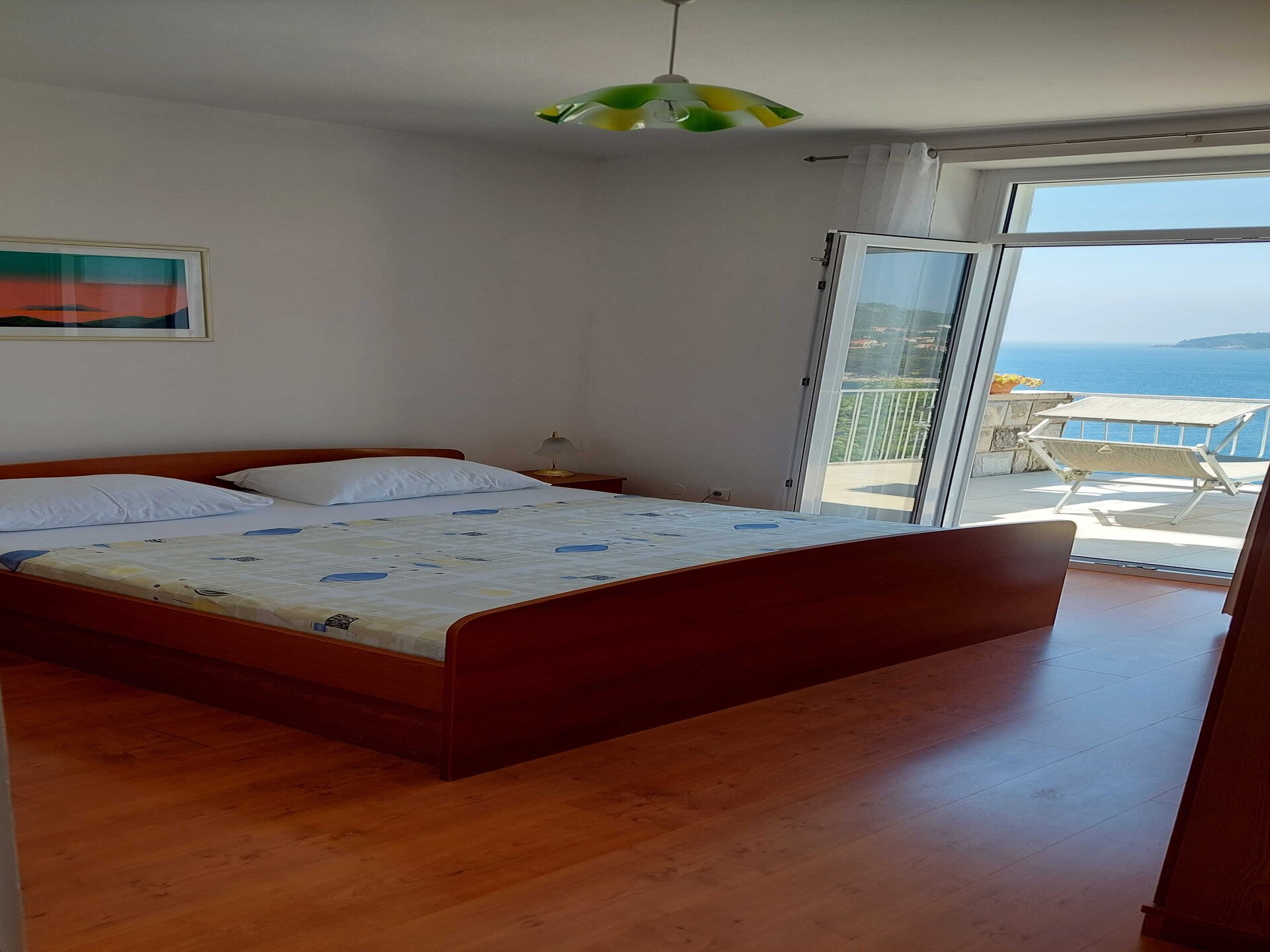 Zonovergoten appartement aan zee met balkon en uitzicht op de Adriatische Zee - foto 12