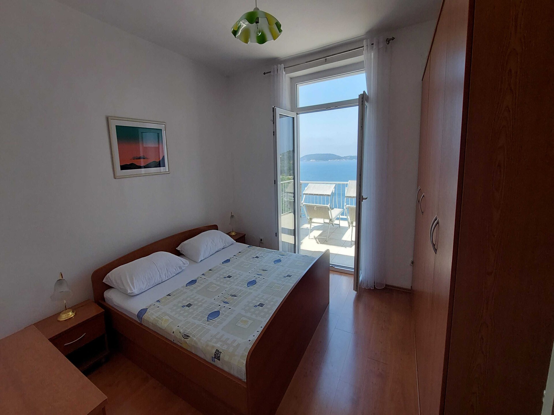 Zonovergoten appartement aan zee met balkon en uitzicht op de Adriatische Zee - foto 11