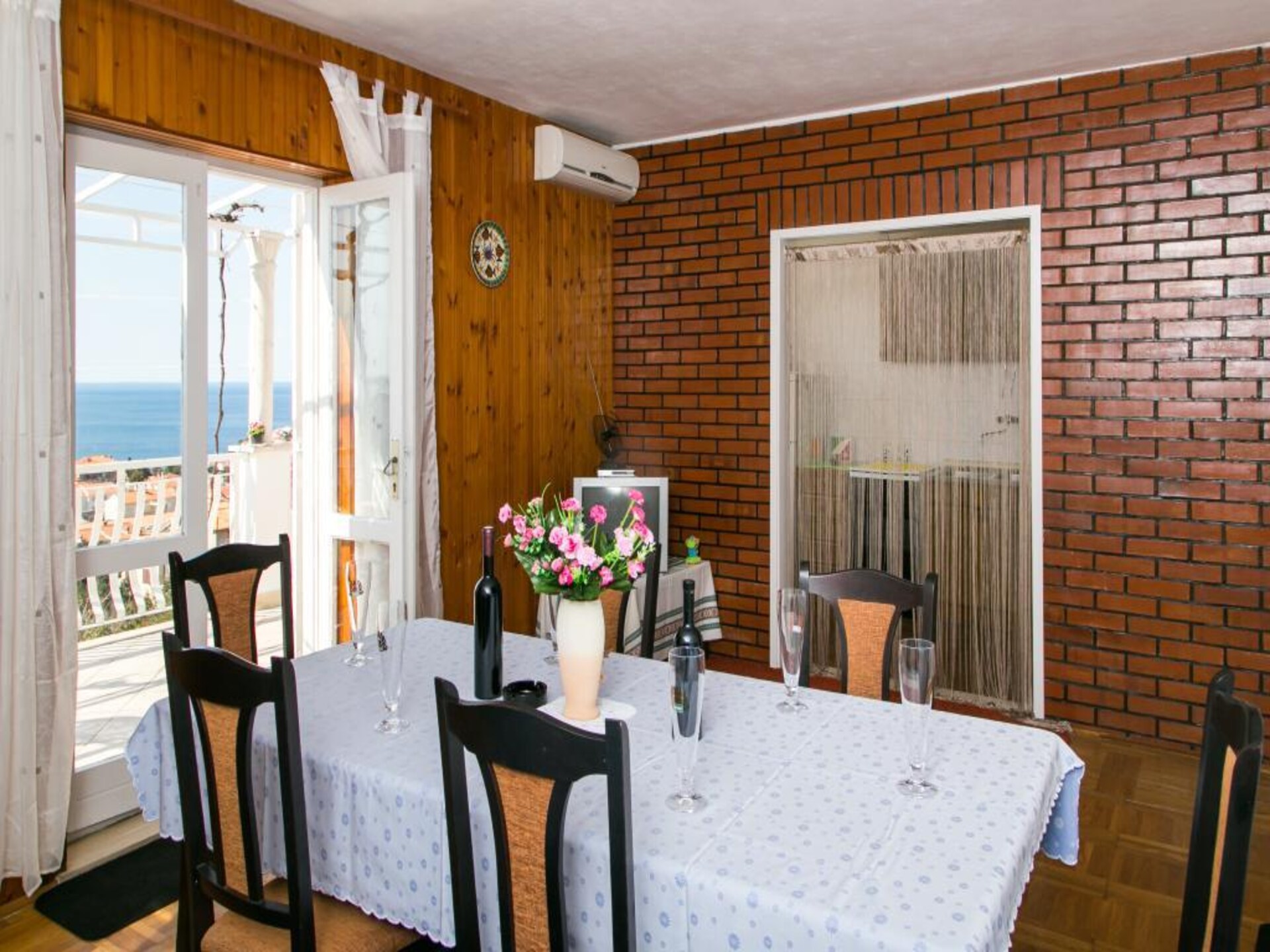 Appartement Angelina: 3-slaapkamer met balkon en uitzicht op zee bij Dubrovnik - foto 1
