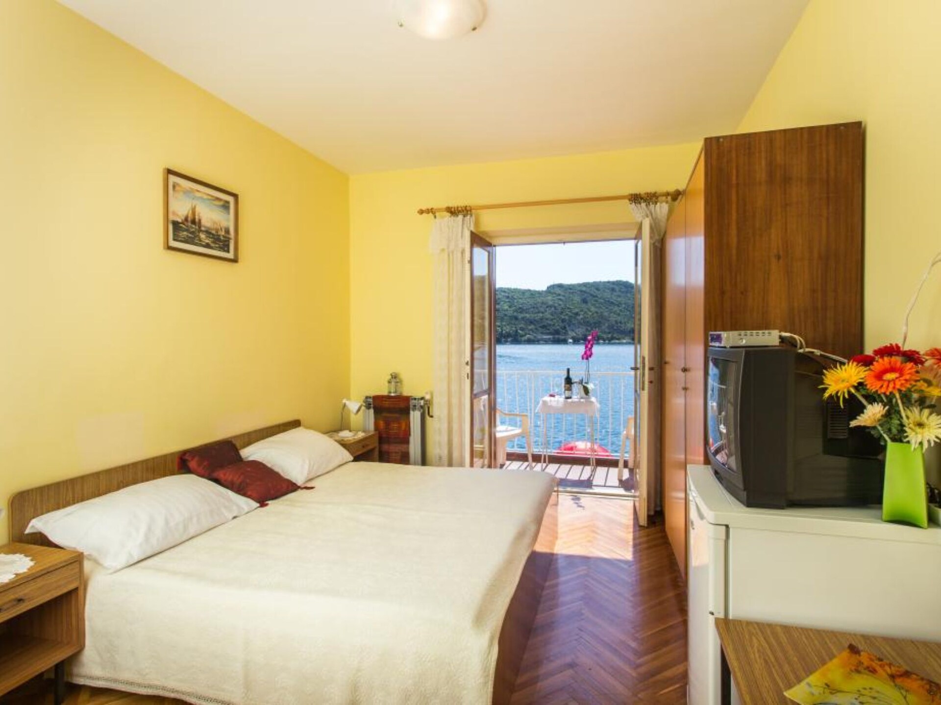 Double Room with Sea View in Villa Malfi – Direct aan zee bij Dubrovnik - foto 15