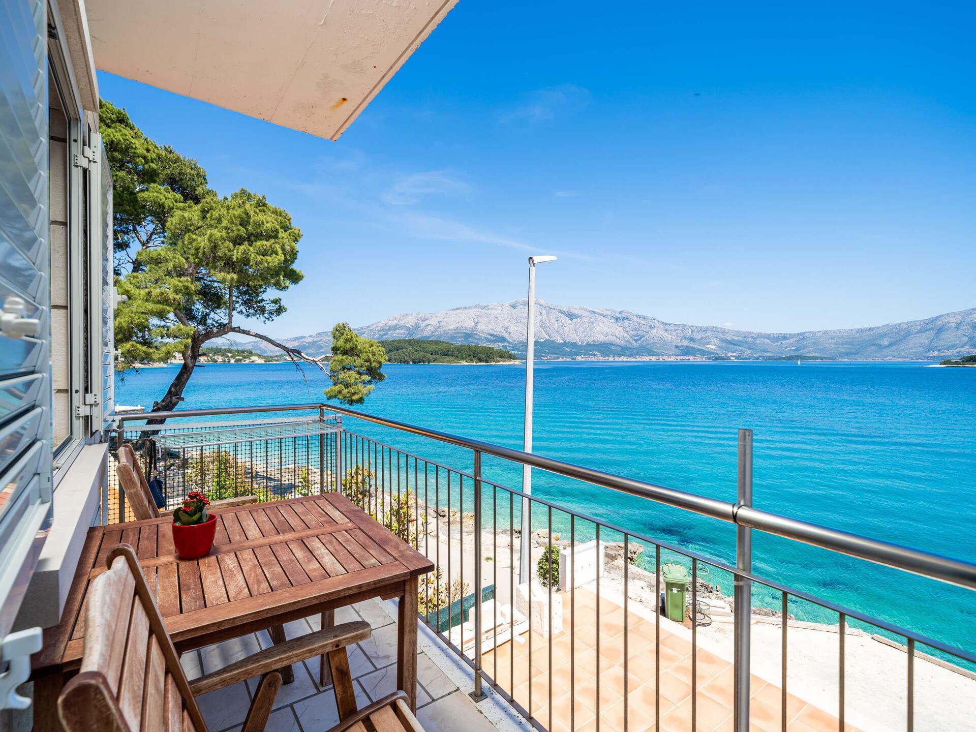 Studio met uitzicht op zee en privéstrand in Lumbarda, Korčula - foto 18