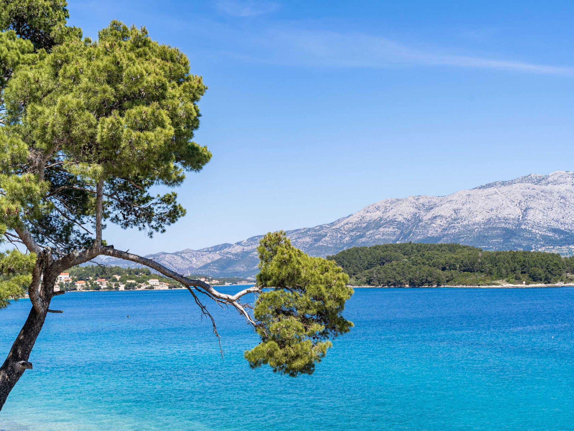 Studio met uitzicht op zee en privéstrand in Lumbarda, Korčula - foto 17