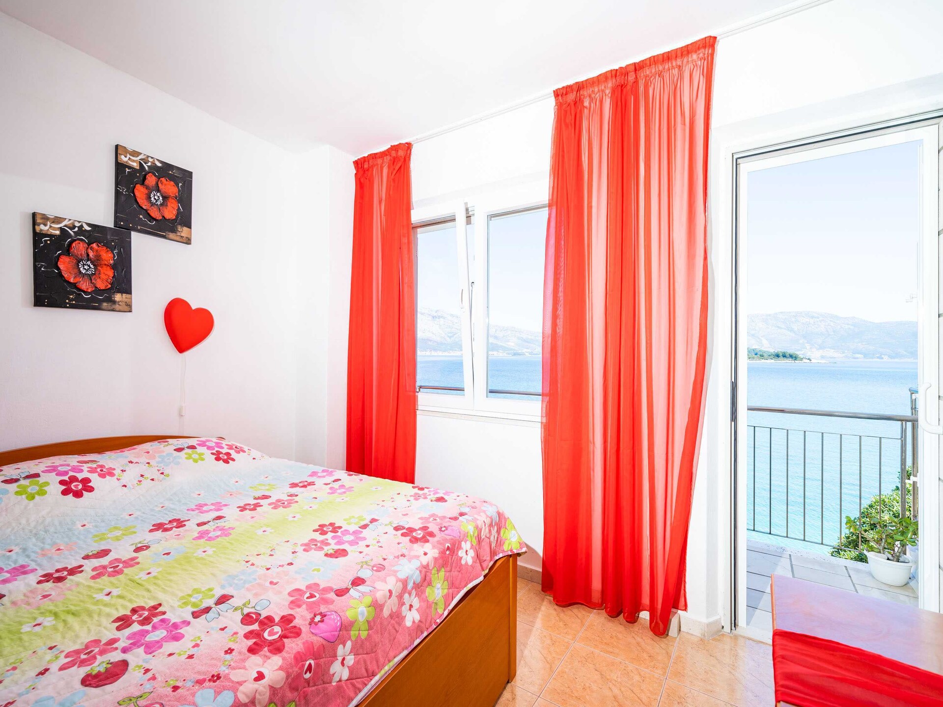 Studio met uitzicht op zee en privéstrand in Lumbarda, Korčula - foto 6