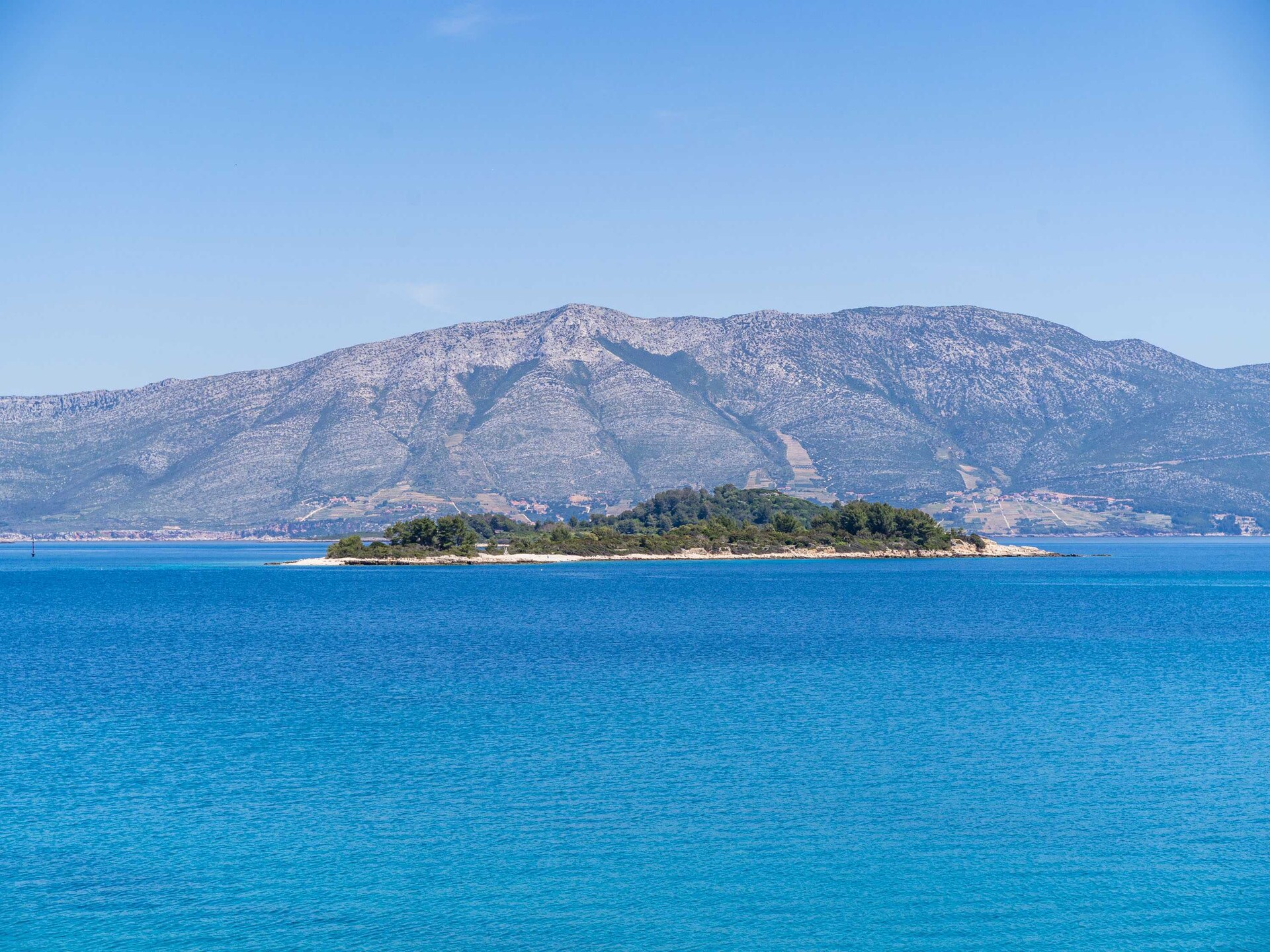 Studio met uitzicht op zee en privéstrand in Lumbarda, Korčula - foto 15