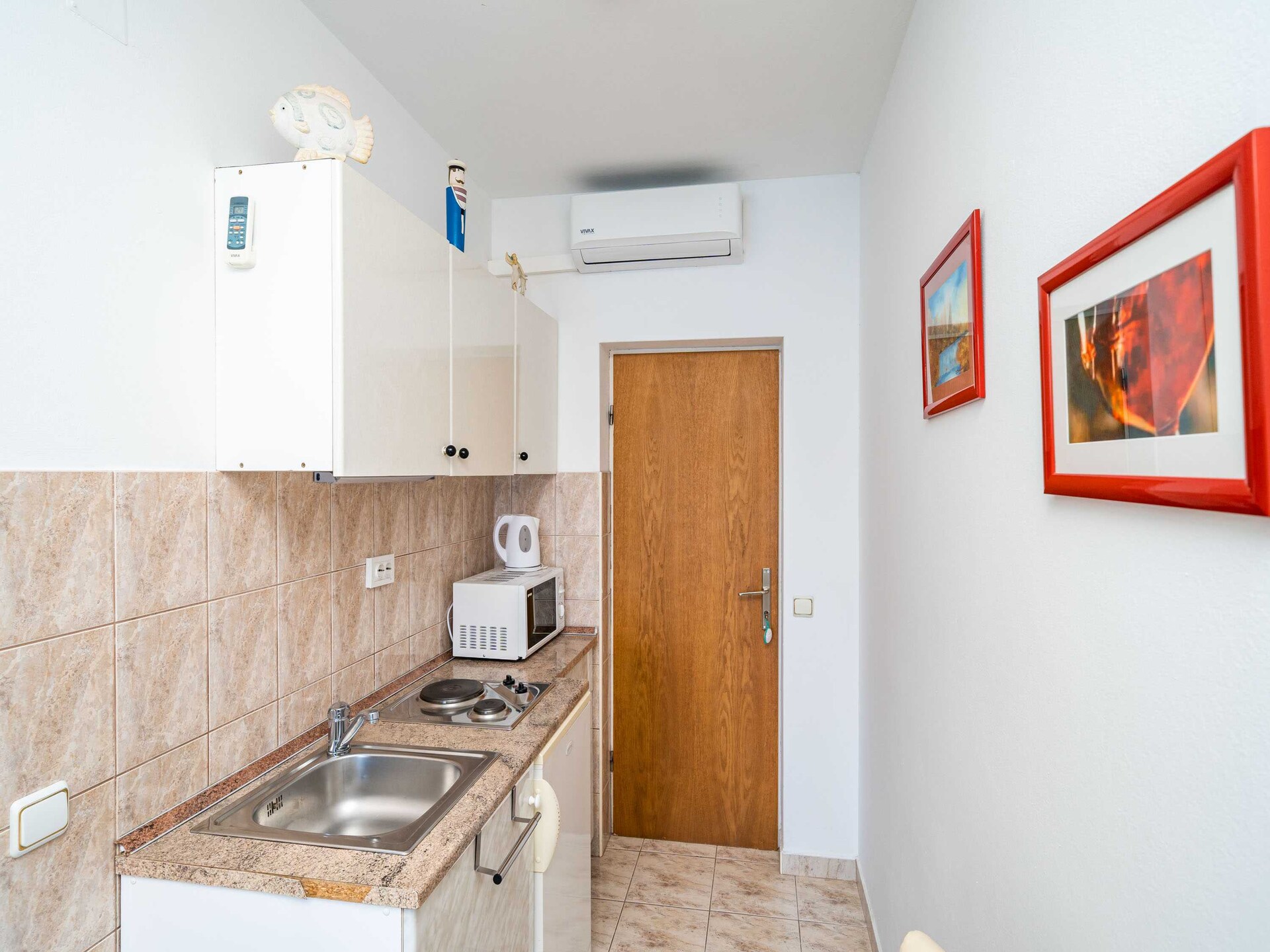 Studio aan zee in Lumbarda met privéstrand en zeezicht - foto 4