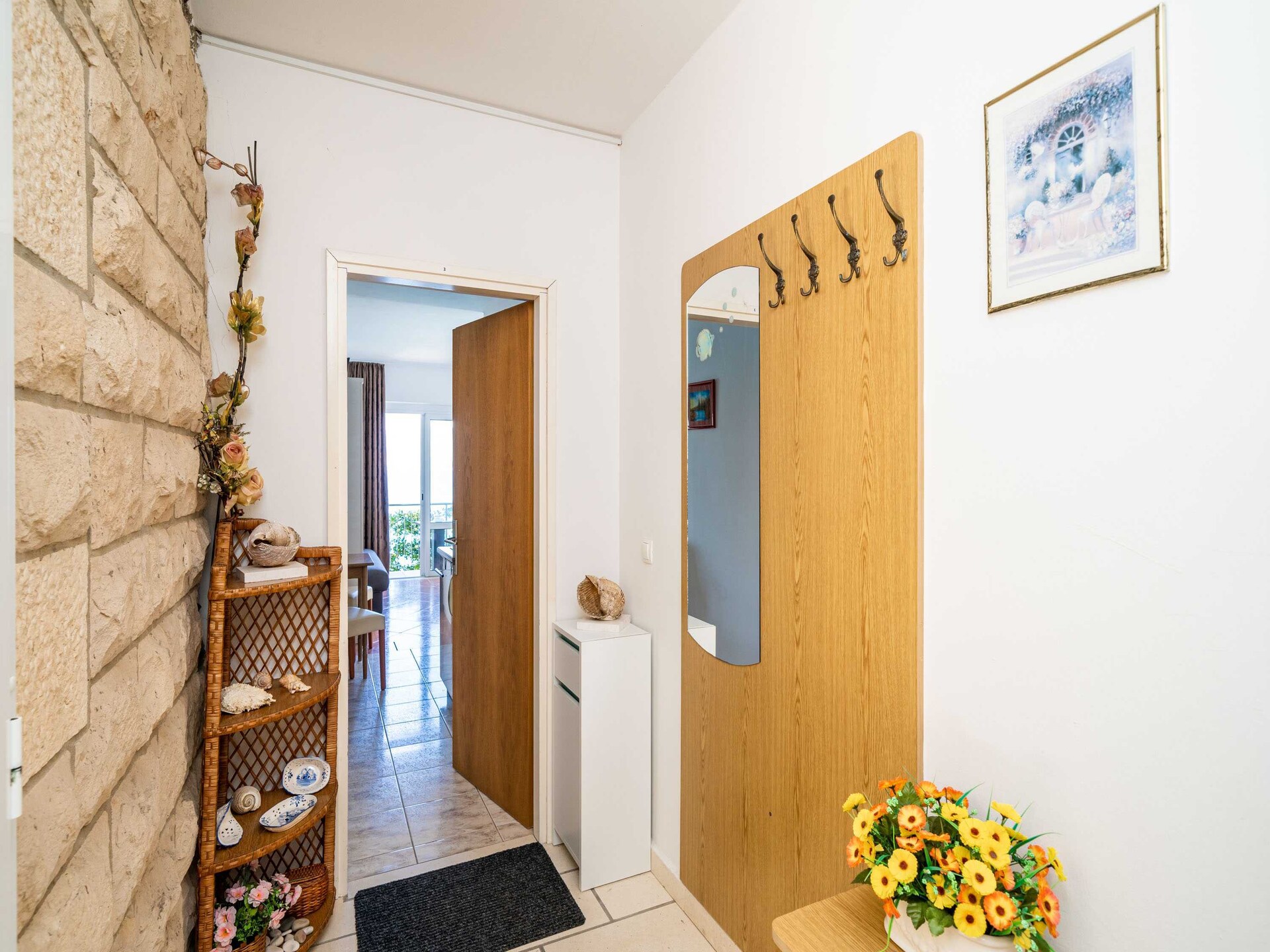 Studio aan zee in Lumbarda met privéstrand en zeezicht - foto 12