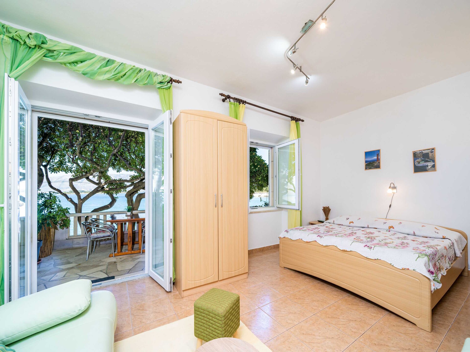 Appartement aan zee met privéstrand en terras in Lumbarda, Korčula - foto 5