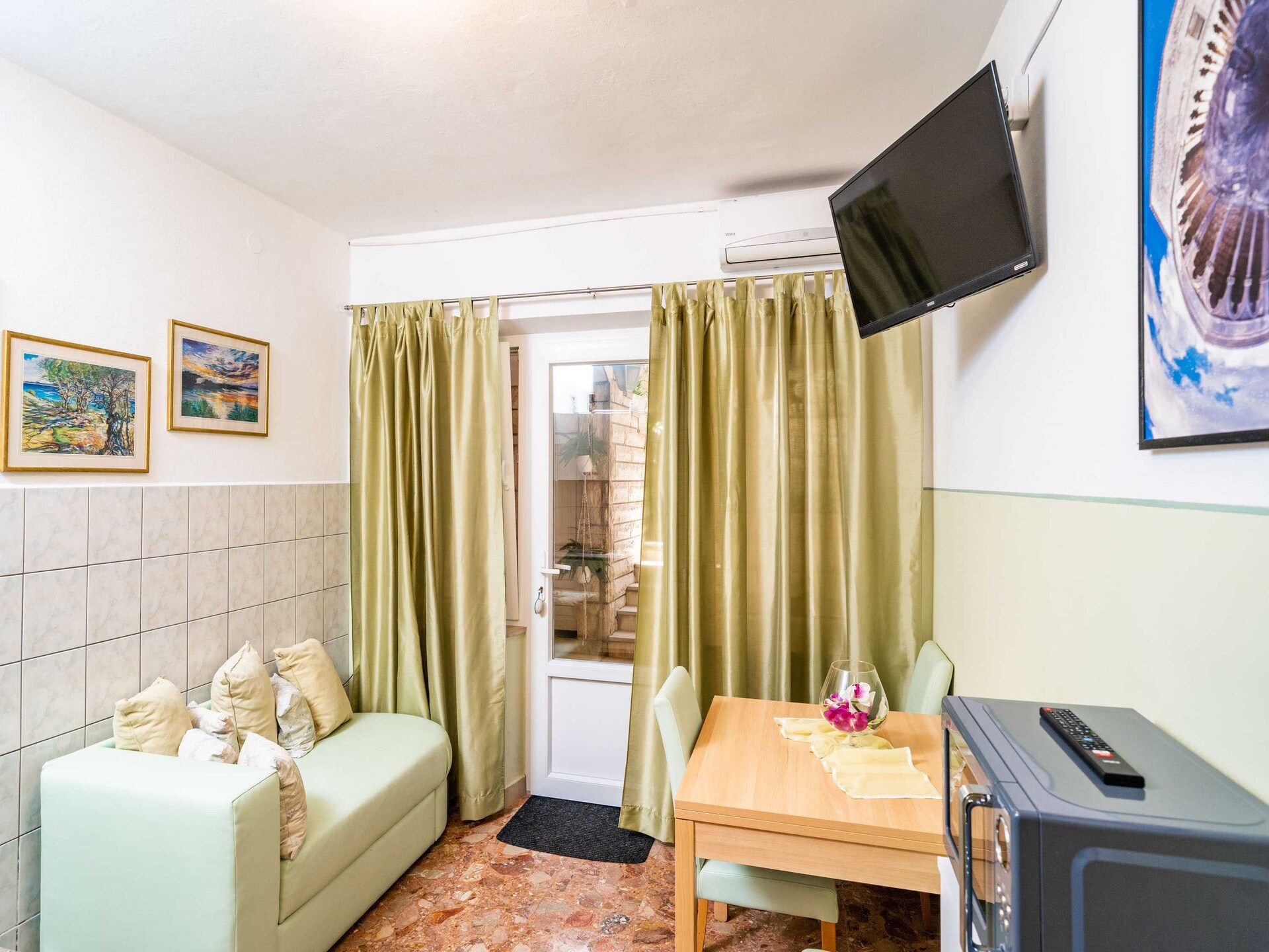 Appartement aan zee met privéstrand en terras in Lumbarda, Korčula - foto 2