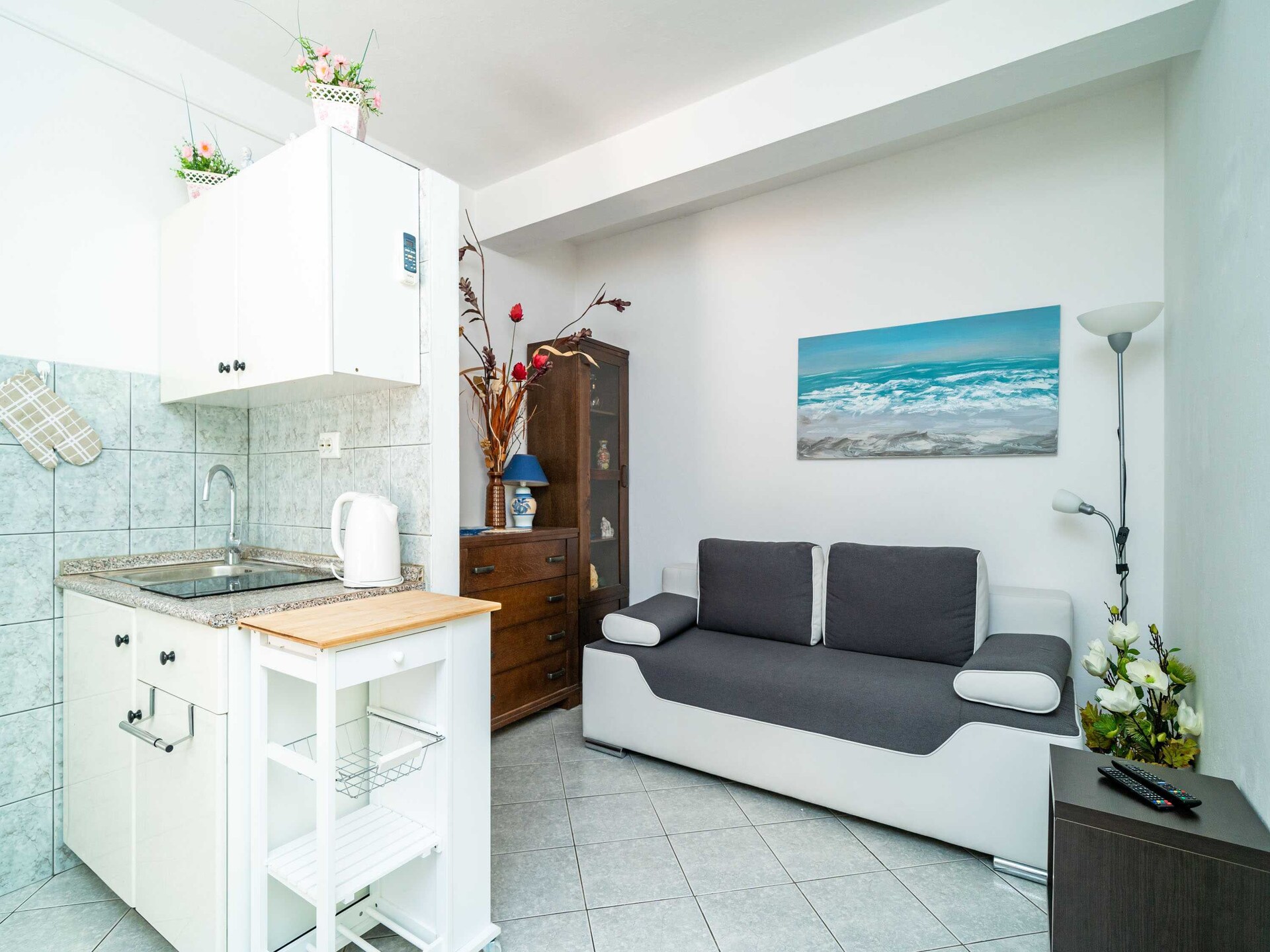 Appartement aan zee in Lumbarda met privéstrand en balkon - foto 5