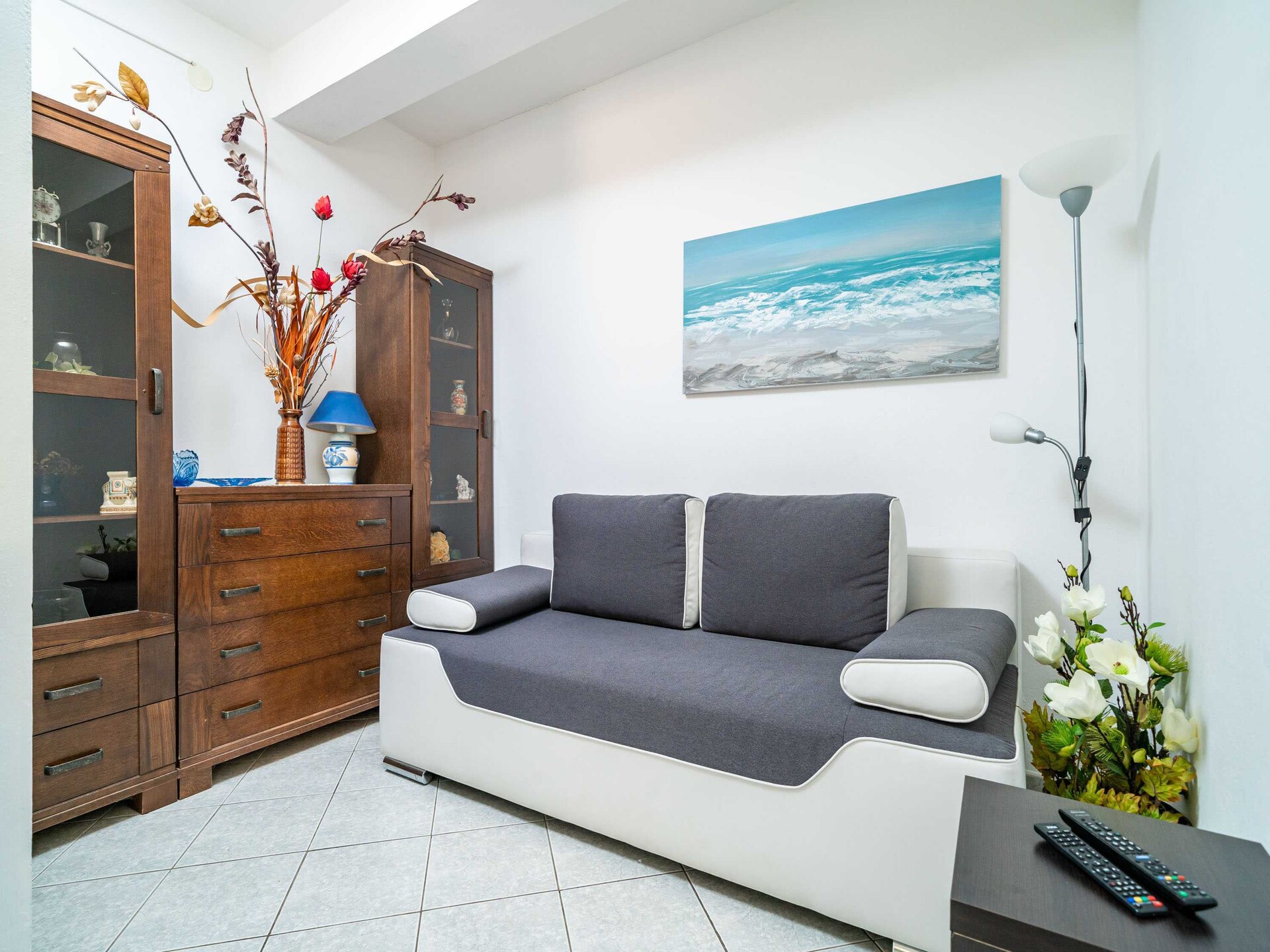 Appartement aan zee in Lumbarda met privéstrand en balkon - foto 1