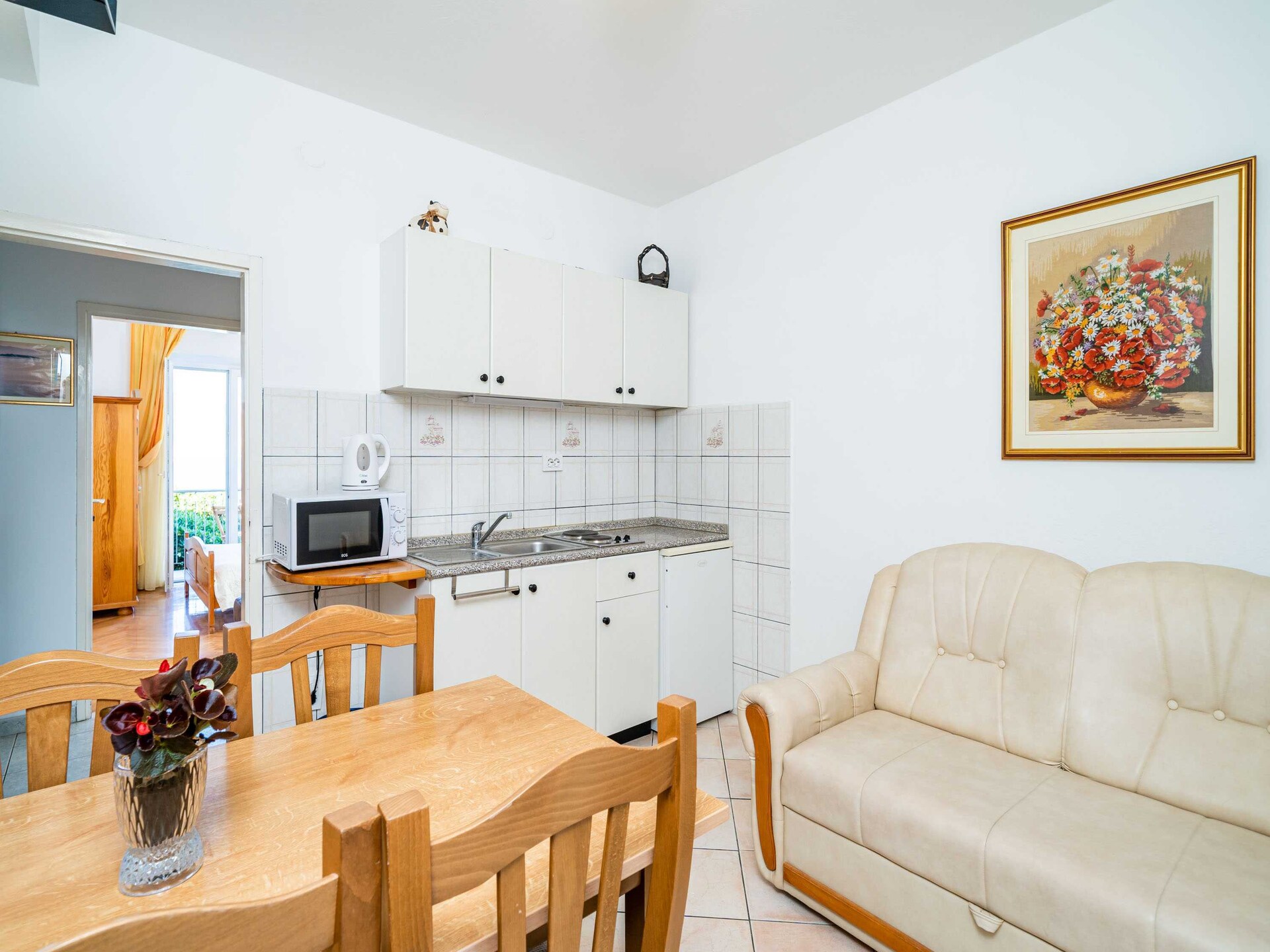 Appartement aan zee in Lumbarda met balkon, nabij zandstrand - foto 1