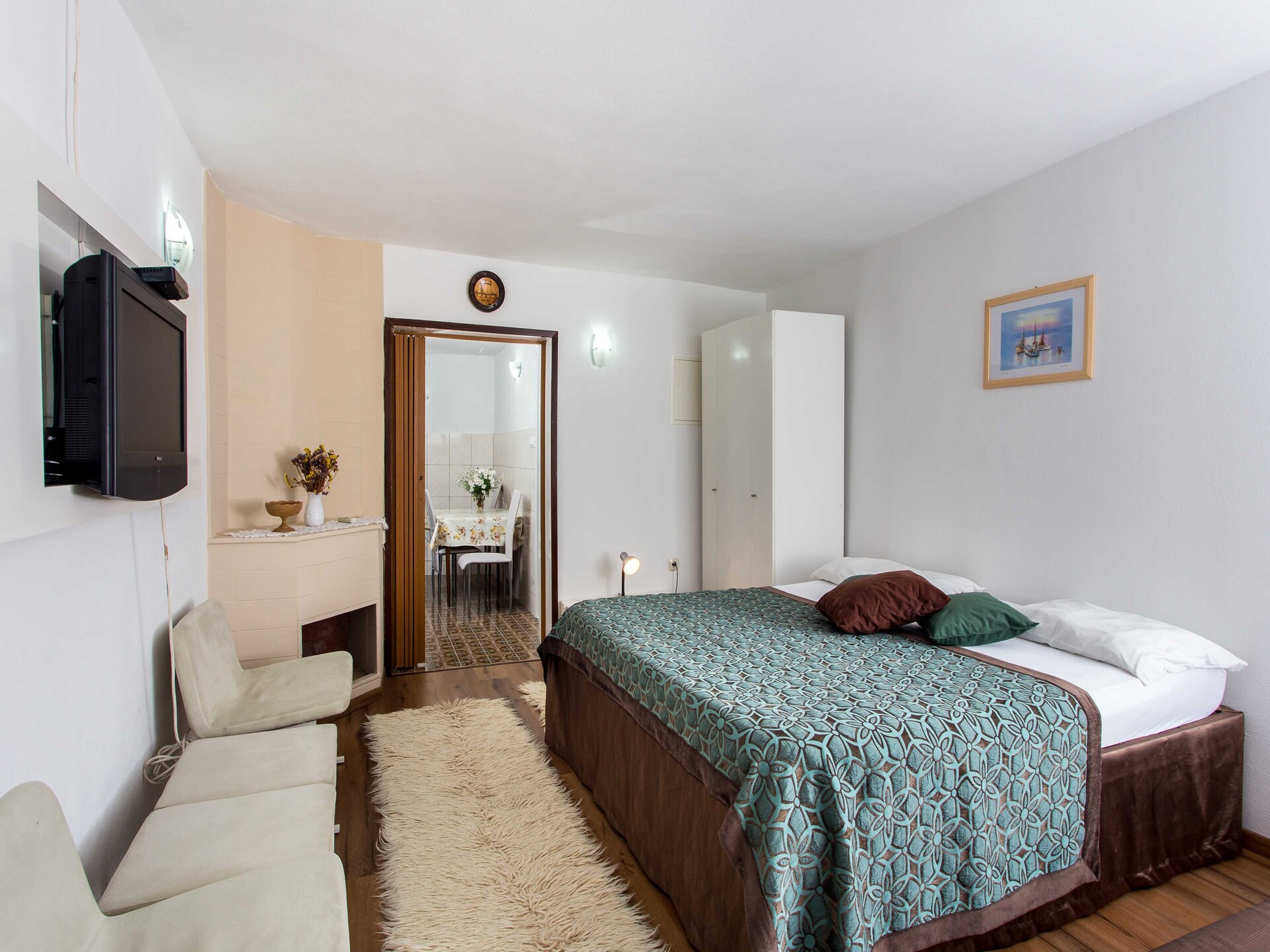Deluxe studio met balkon en tuinzicht op 400m van het strand in Mlini - foto 7