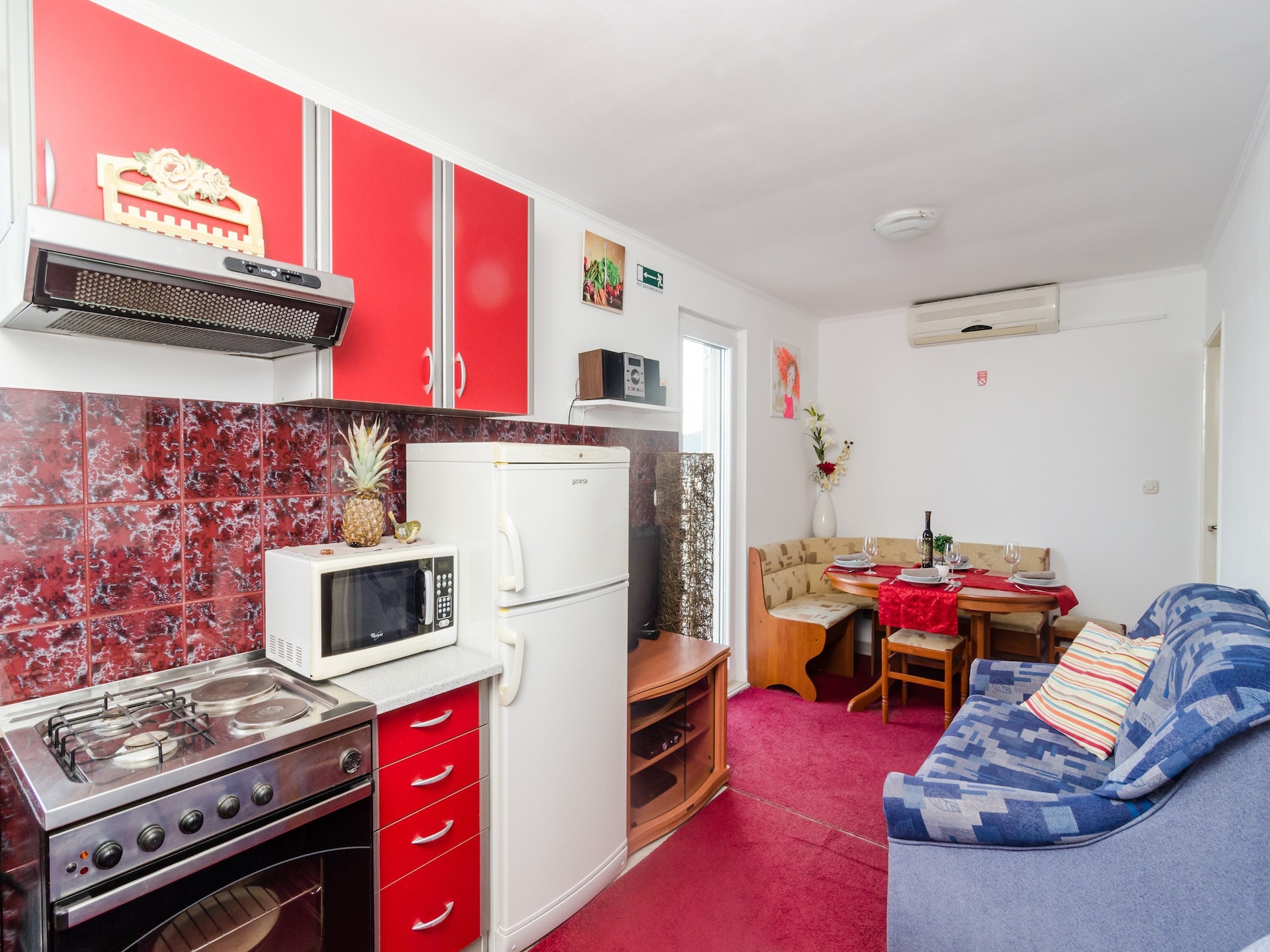 Appartement Giovani: 2-slaapkamer met balkon en zeezicht op 100m van strand - foto 4