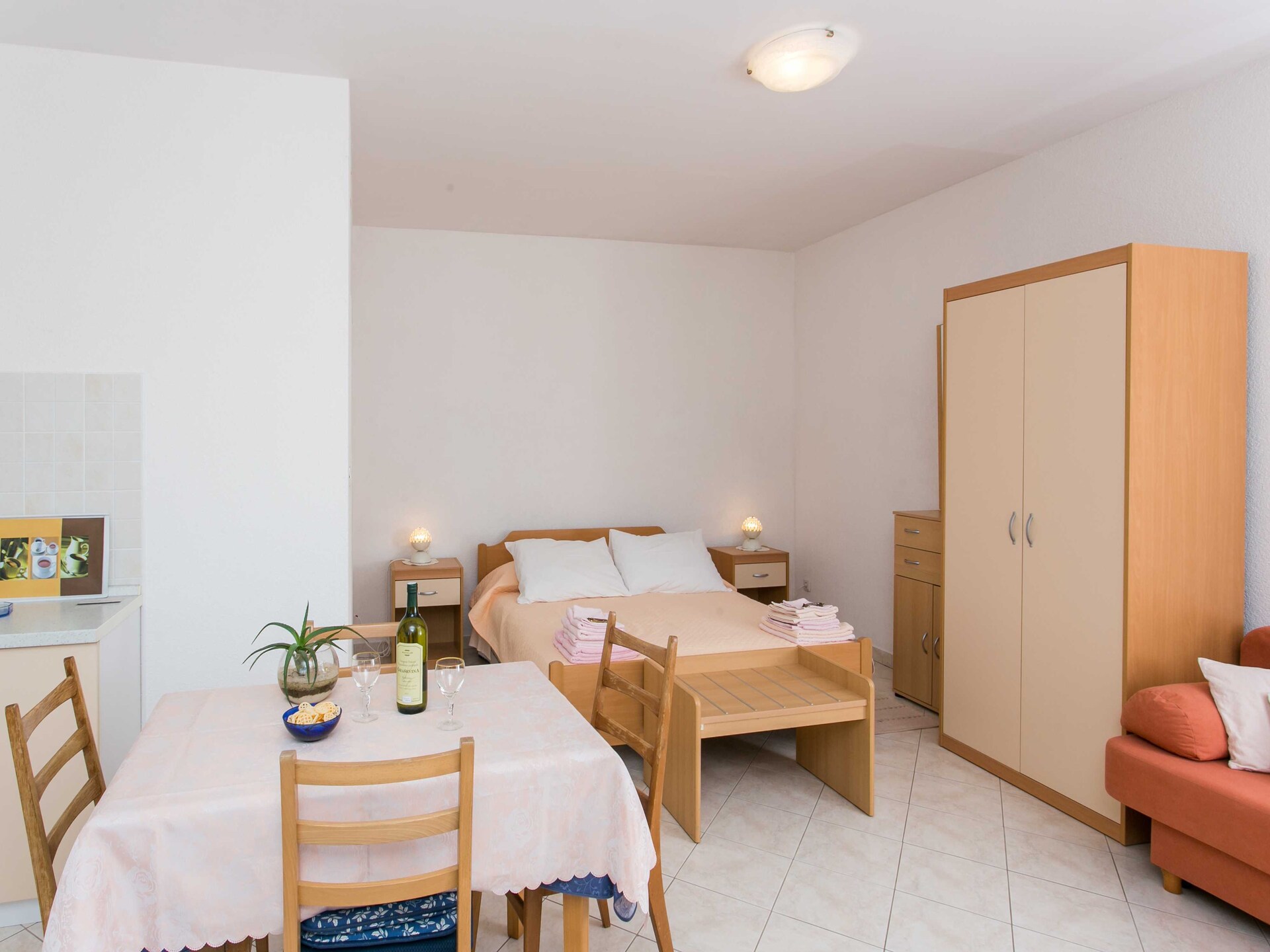 Compacte studio met gedeeld terras op 300m van de boulevard in Cavtat - foto 10